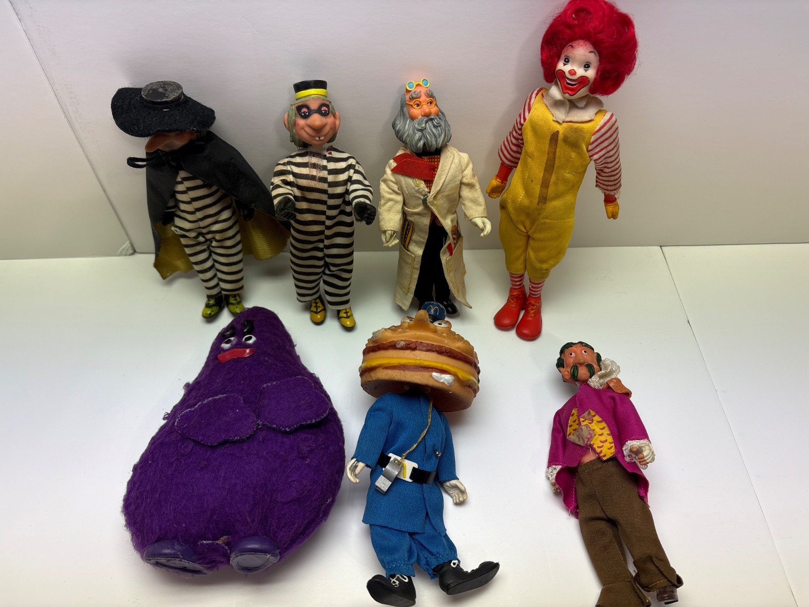 7 Vintage 1976 REMCO McDonald’s, Hamburglar, Professor, Officer Big Mac, More 7 Vintage 1976 REMCO McDonald’s, Hamburglar, Professor, Officer Big Mac, More