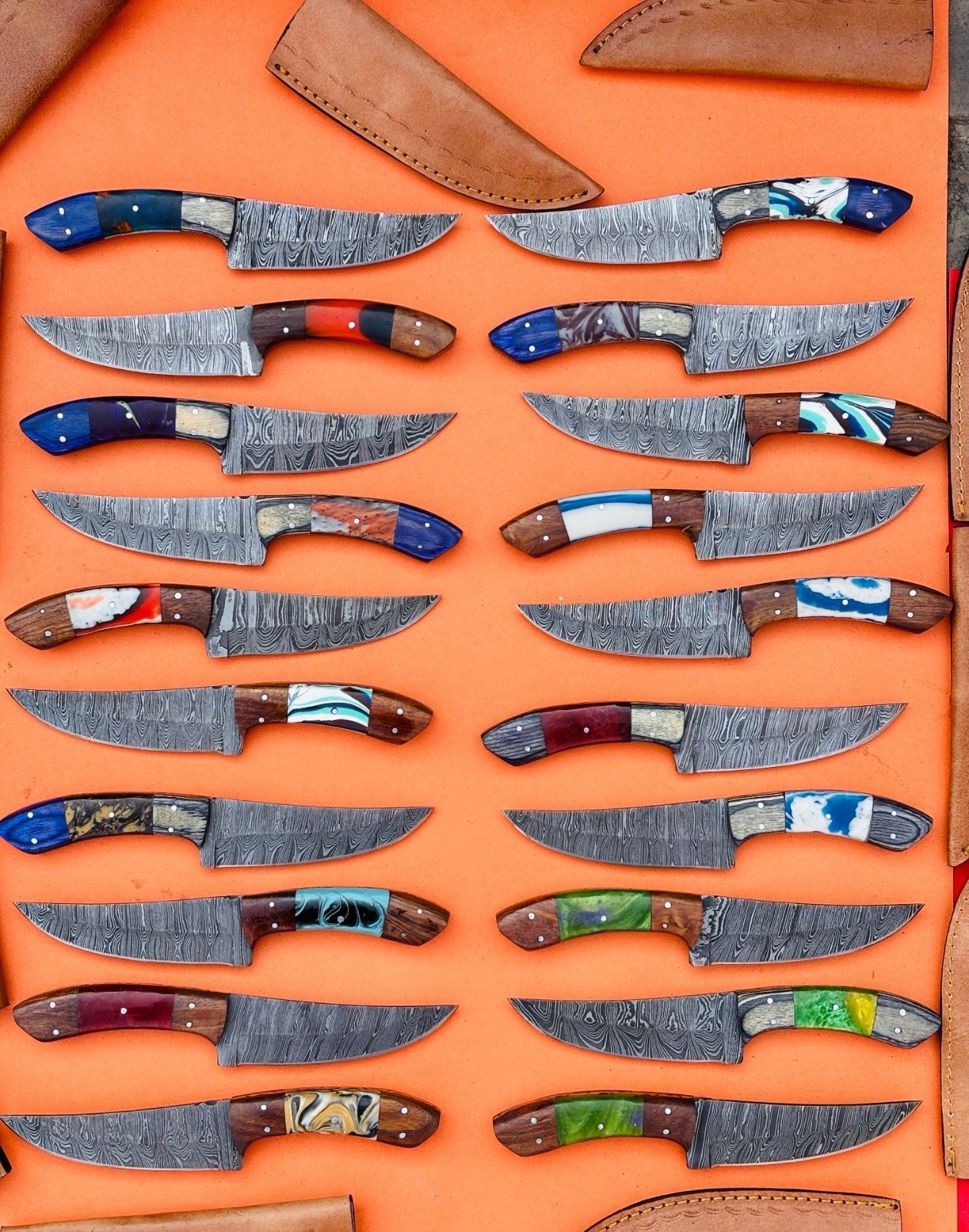 Lot of 100 HANDMADE DAMASCUS STEEL SKINNER HUNTING SURVIVAL KNIVES 9INCHESCustom Lot of 100 HANDMADE DAMASCUS STEEL SKINNER HUNTING SURVIVAL KNIVES 9INCHESCustom