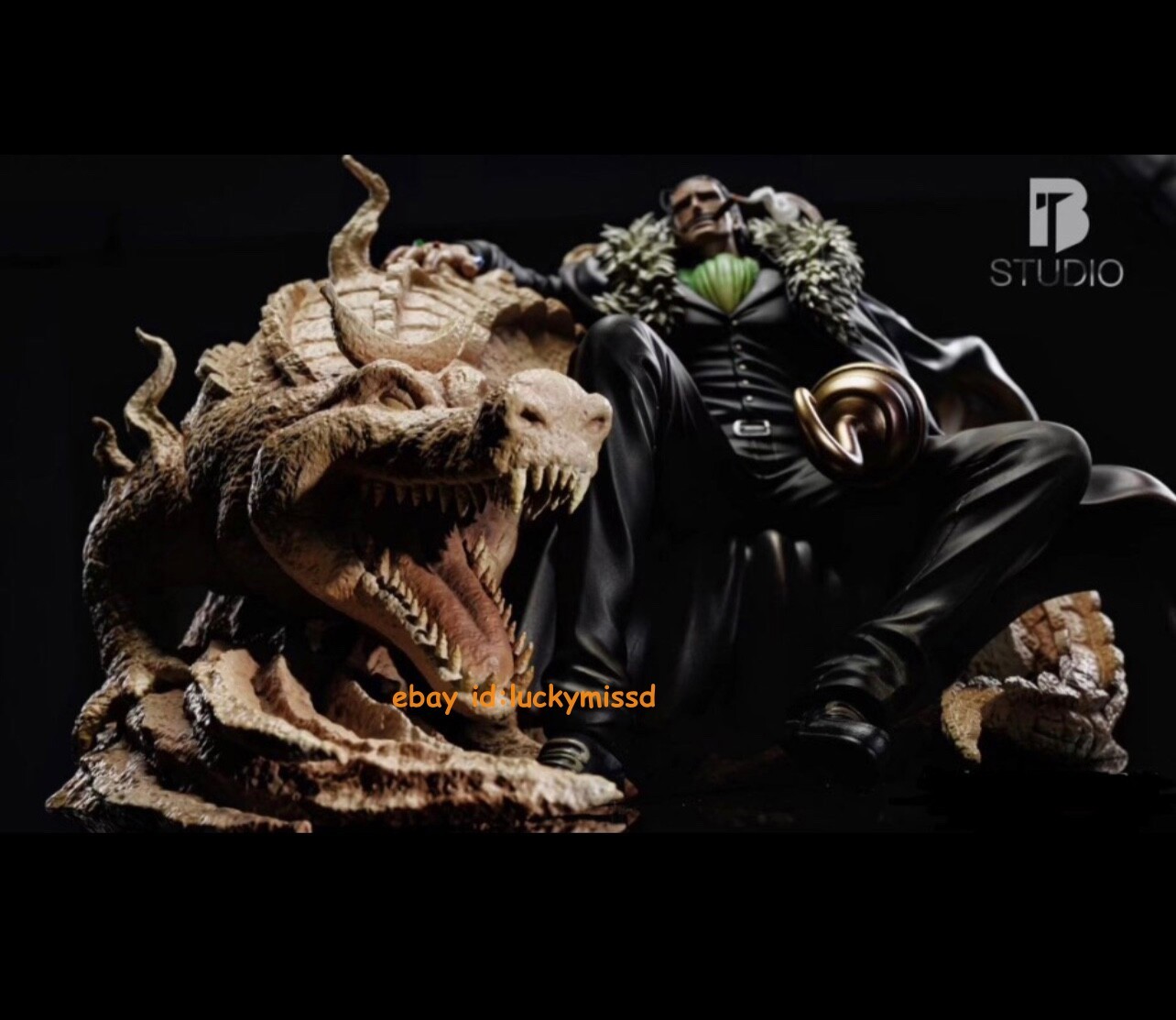 BT Studio One Piece Sir Crocodile Resin Statue Collection Figure Model Toy Stock