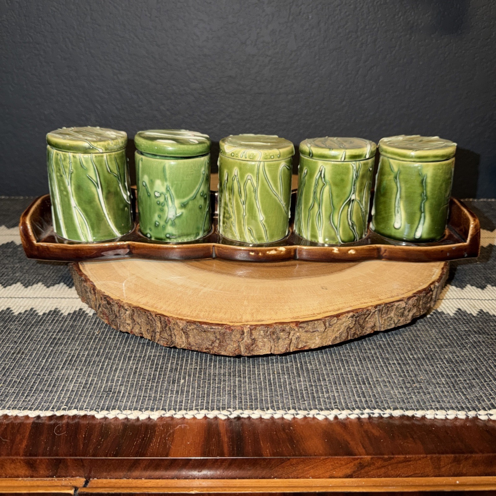 EUC VTG Laurentian Art Ware Made In Canada Spice/Catch All Hanging Ceramic Rack EUC VTG Laurentian Art Ware Made In Canada Spice/Catch All Hanging Ceramic Rack