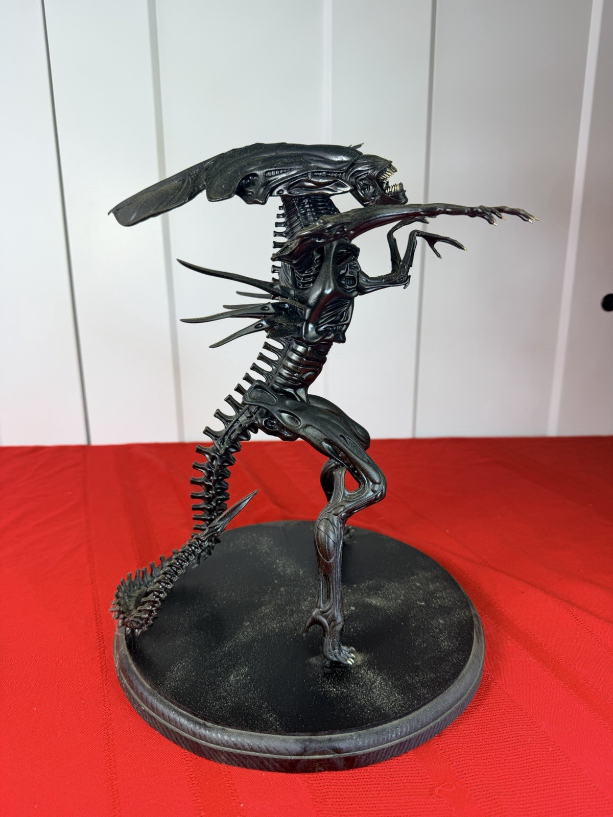 Vtg 1992 Halcyon Aliens Xenomorph Queen 1/12 Built Model Kit Signed 12.5” Sci-Fi