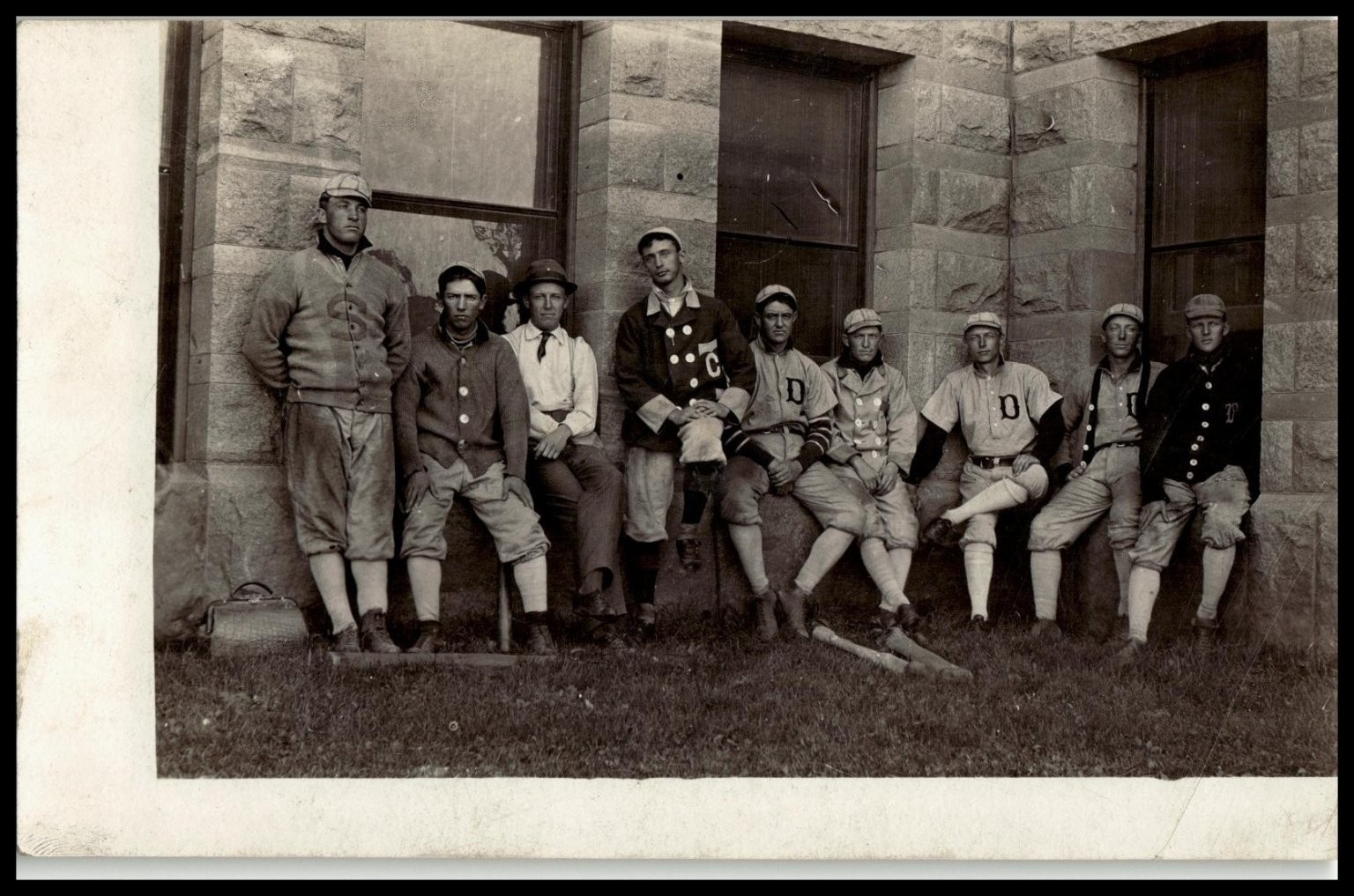 1908 RPPC Vintage Baseball Team Portrait Postcard Waukon Iowa Frankin 1c Stamp 1908 RPPC Vintage Baseball Team Portrait Postcard Waukon Iowa Frankin 1c Stamp