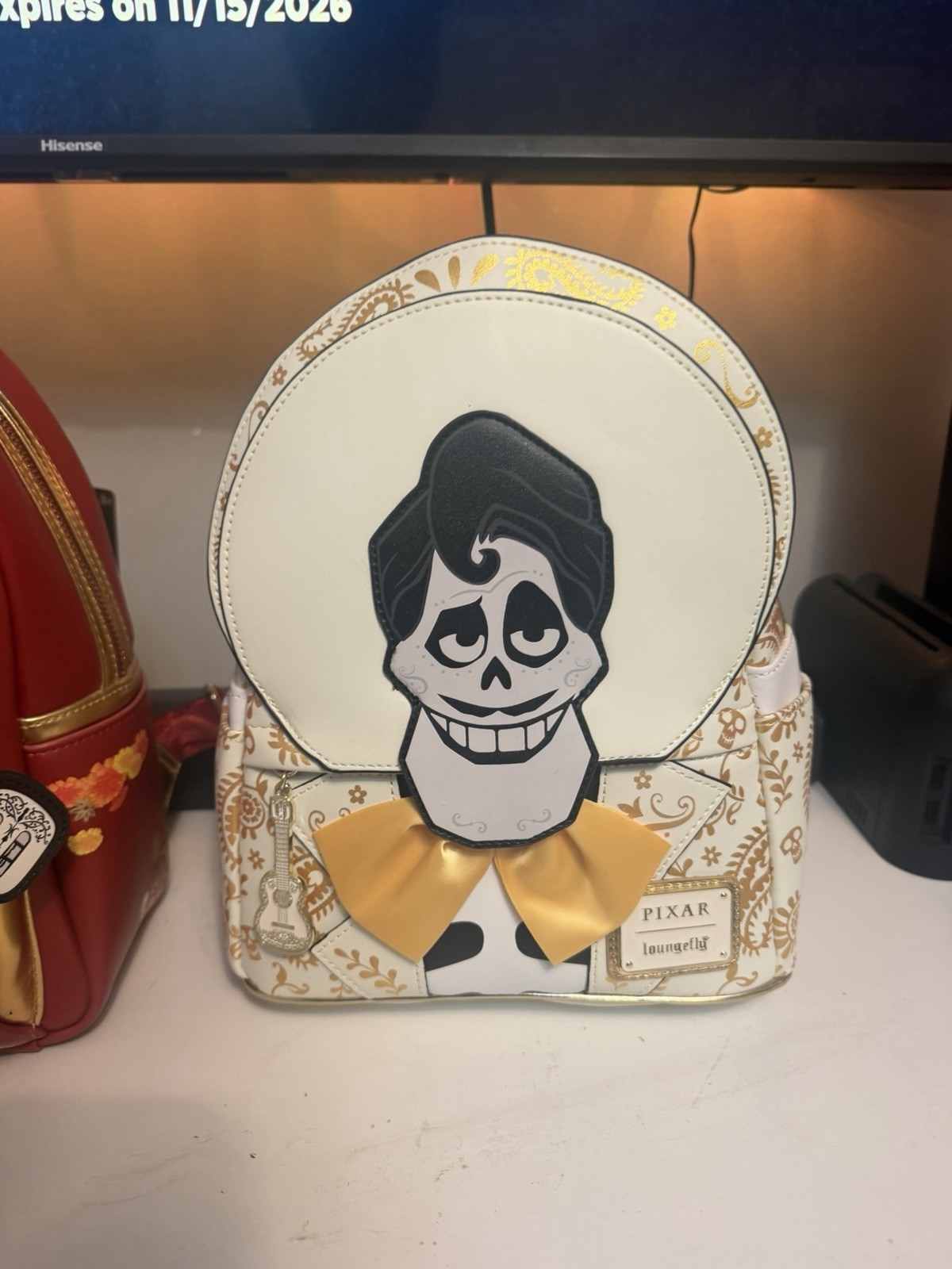 Loungefly Disney Pixar Coco Ernesto de la Cruz Cosplay Mini Backpack NEW w/ tags