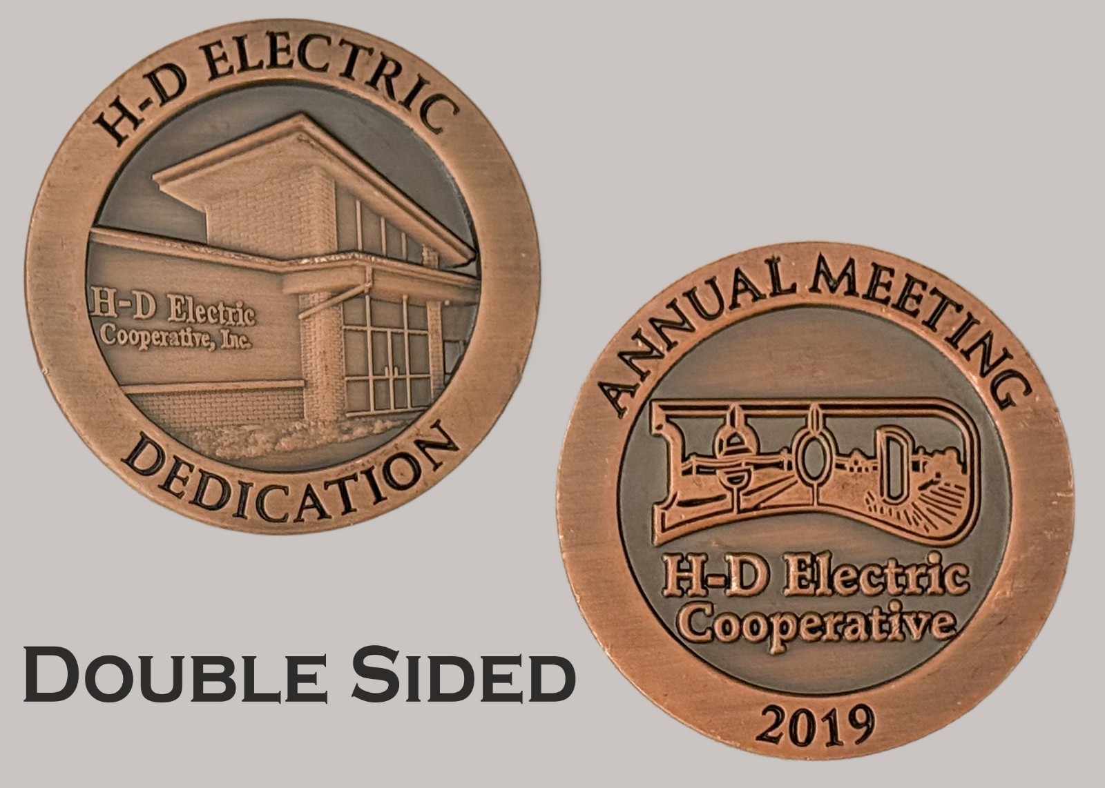 H‑D Electric Cooperative 2019 Annual Meeting Dedication Challenge Coin  J#31