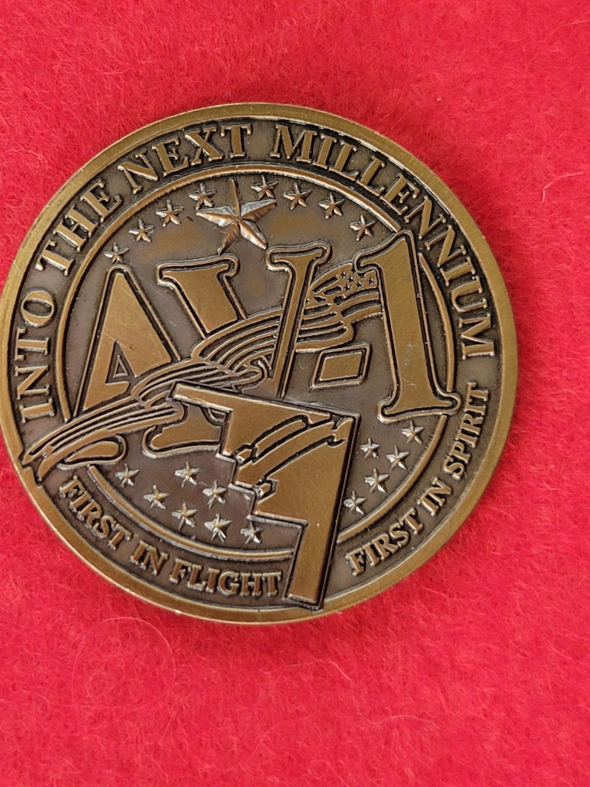 Northrop Grumman B-2 Stealth Bomber AV-1 Air Vehicle 1 Team Challenge Coin RARE Northrop Grumman B-2 Stealth Bomber AV-1 Air Vehicle 1 Team Challenge Coin RARE