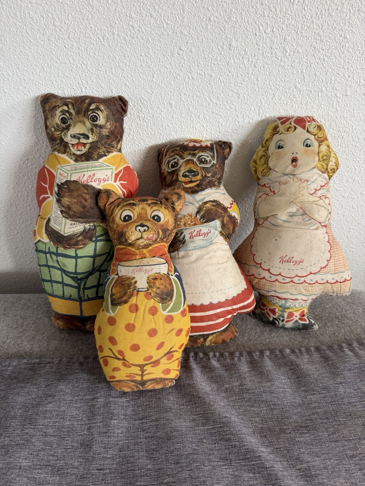 Kellogg’s 1920’s Goldilocks and The Three Bears Dolls