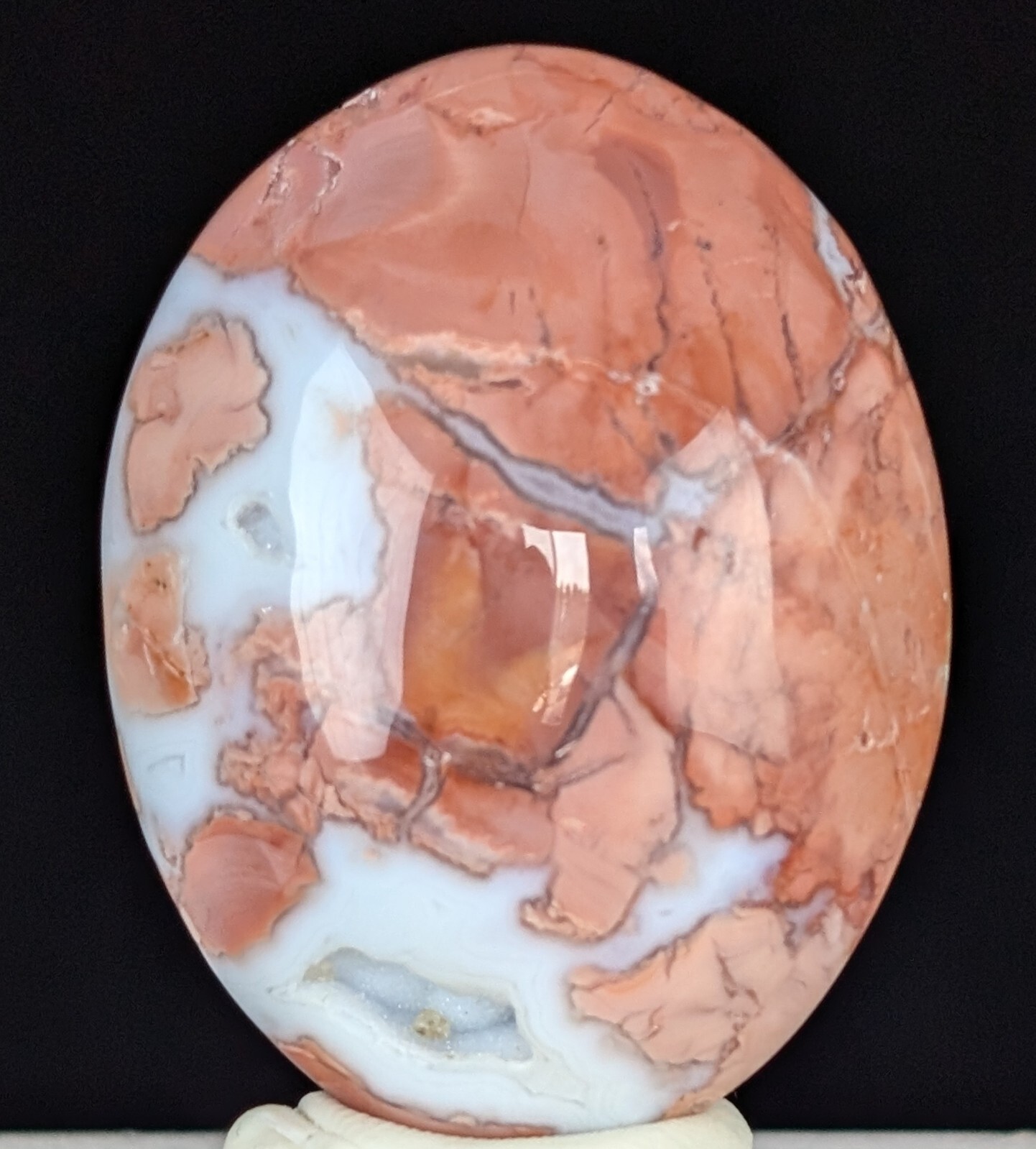 Antique Pink Agate Palmstone Petal Lace Palm Stone Crystal Chakra Gemstone Antique Pink Agate Palmstone Petal Lace Palm Stone Crystal Chakra Gemstone