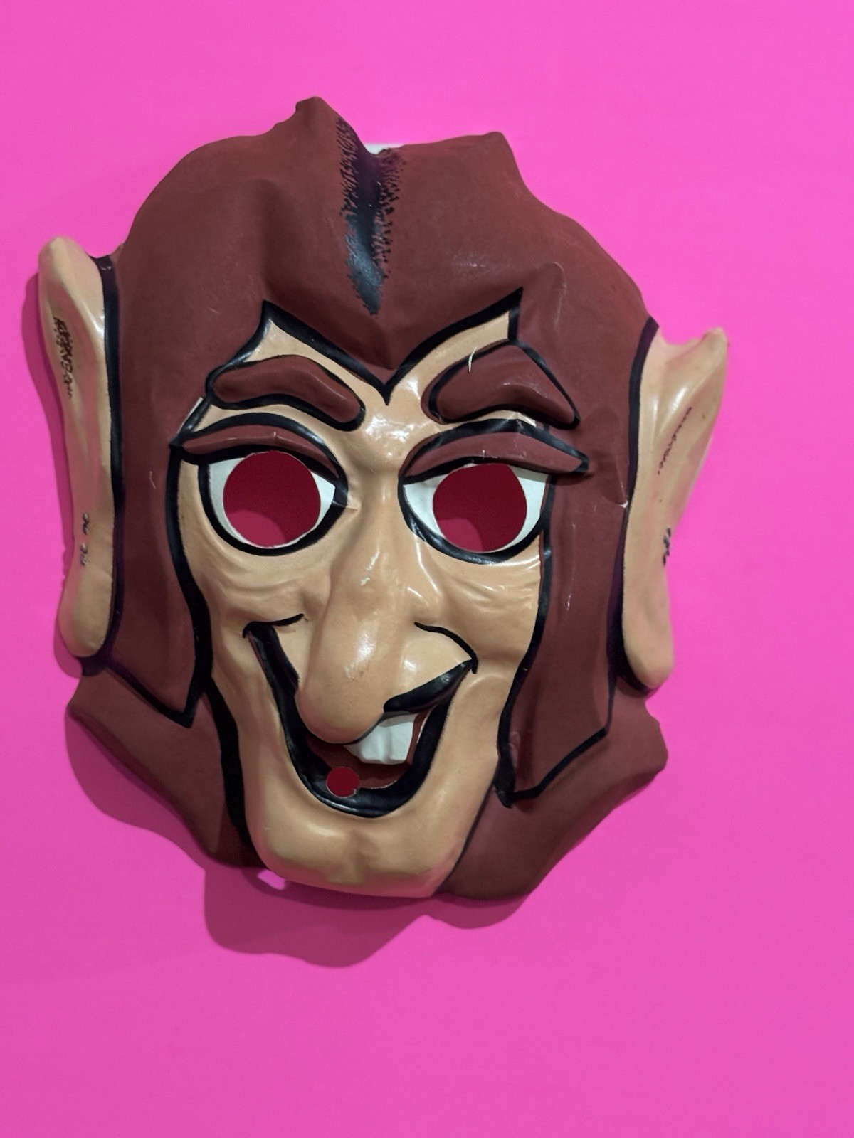 Vtg Halloween Mask Count Chocula General Mills Cereal Mascot Rare Horror Vampire
