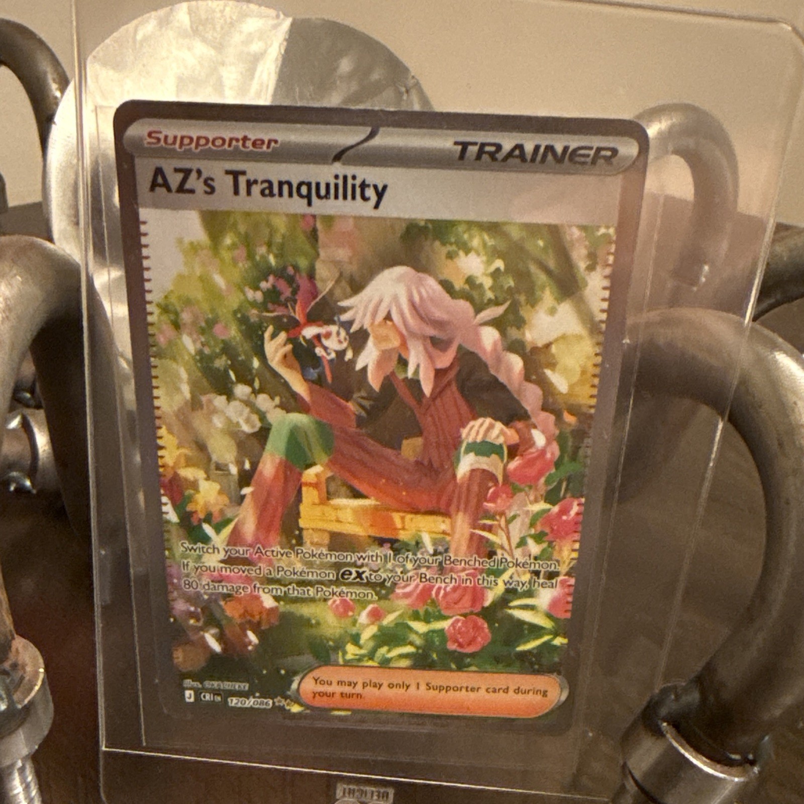 The Pokémon Company AZ\'s Tranquility SIR, Full Art, and Standard 3 card BUNDLE