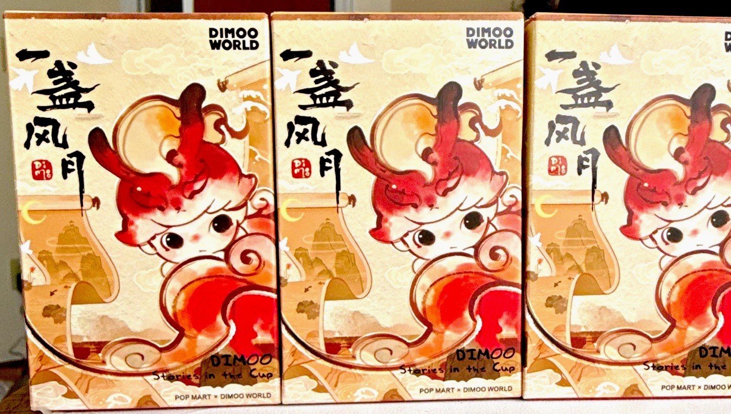 POP MART lot-3  DIMOO WORLD Stories in the Cup Blind new sealed