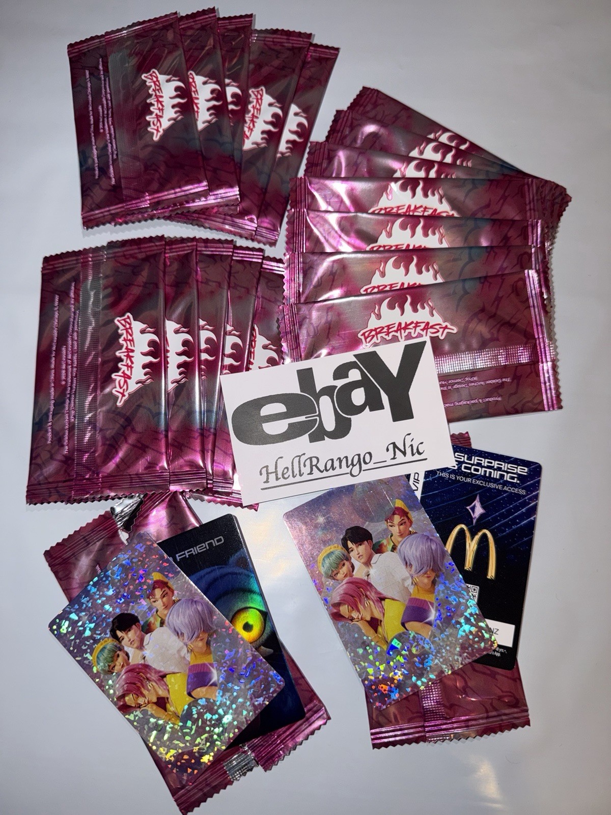 2026 McDonald Kpop Demon Hunters Saja Boys Group 2 Star Diamond Photocard