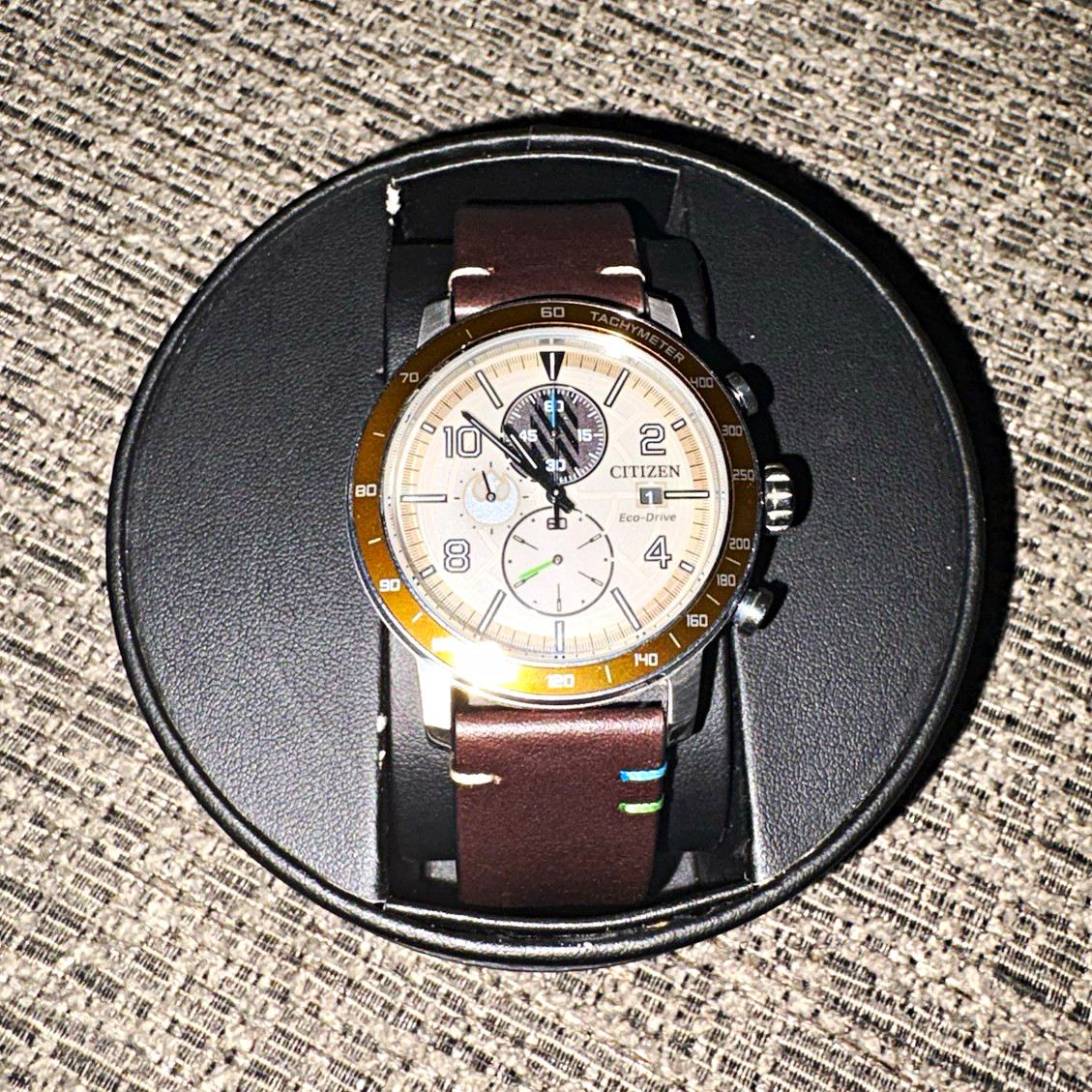 Citizen Eco-Drive Chronograph Star Wars Luke Skywalker Brown Leather CA0760-09W Citizen Eco-Drive Chronograph Star Wars Luke Skywalker Brown Leather CA0760-09W