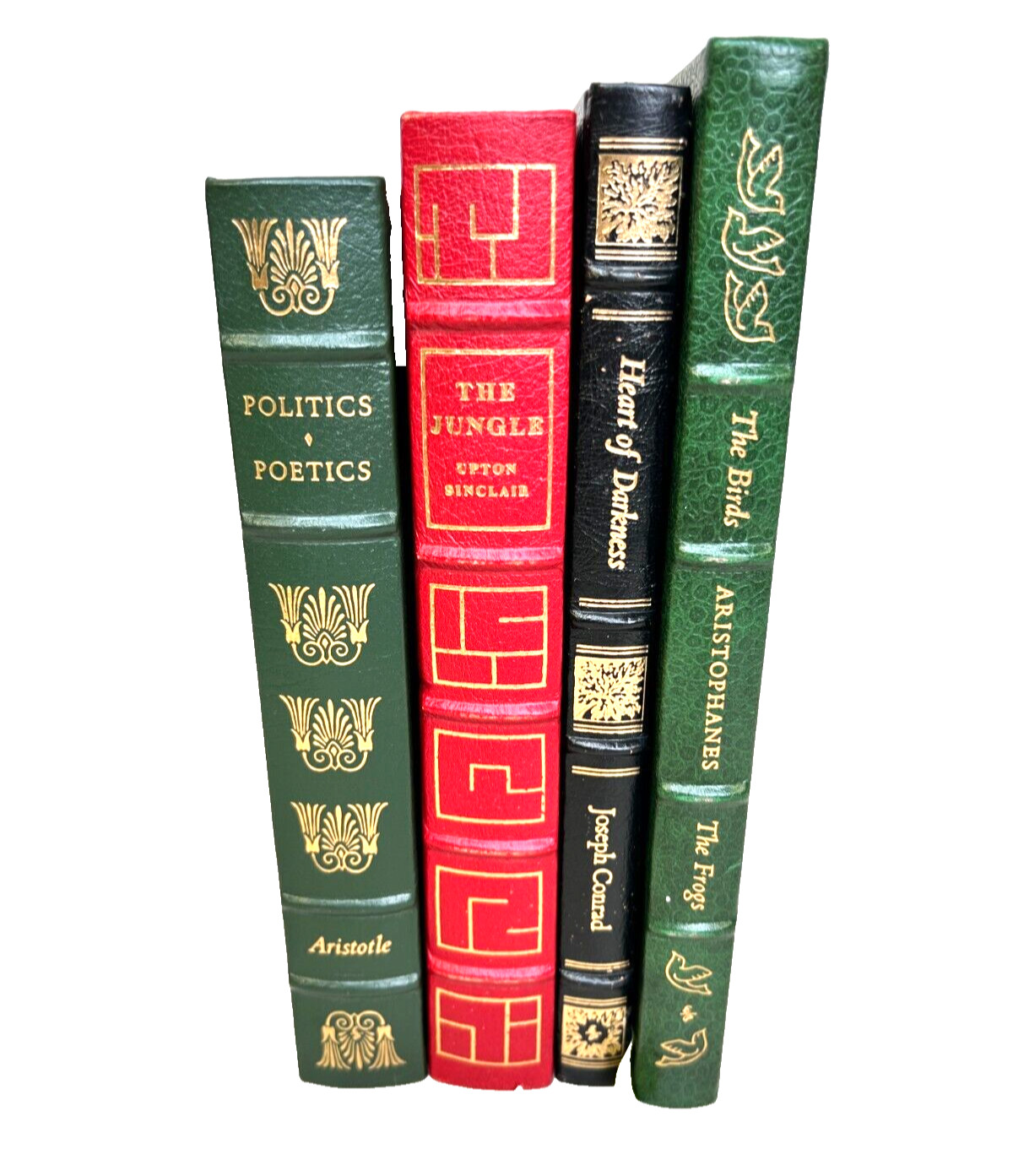 4 Easton Press Books, Ltd Ed. Collector's Series Leather Bound 24K Gold Gilt