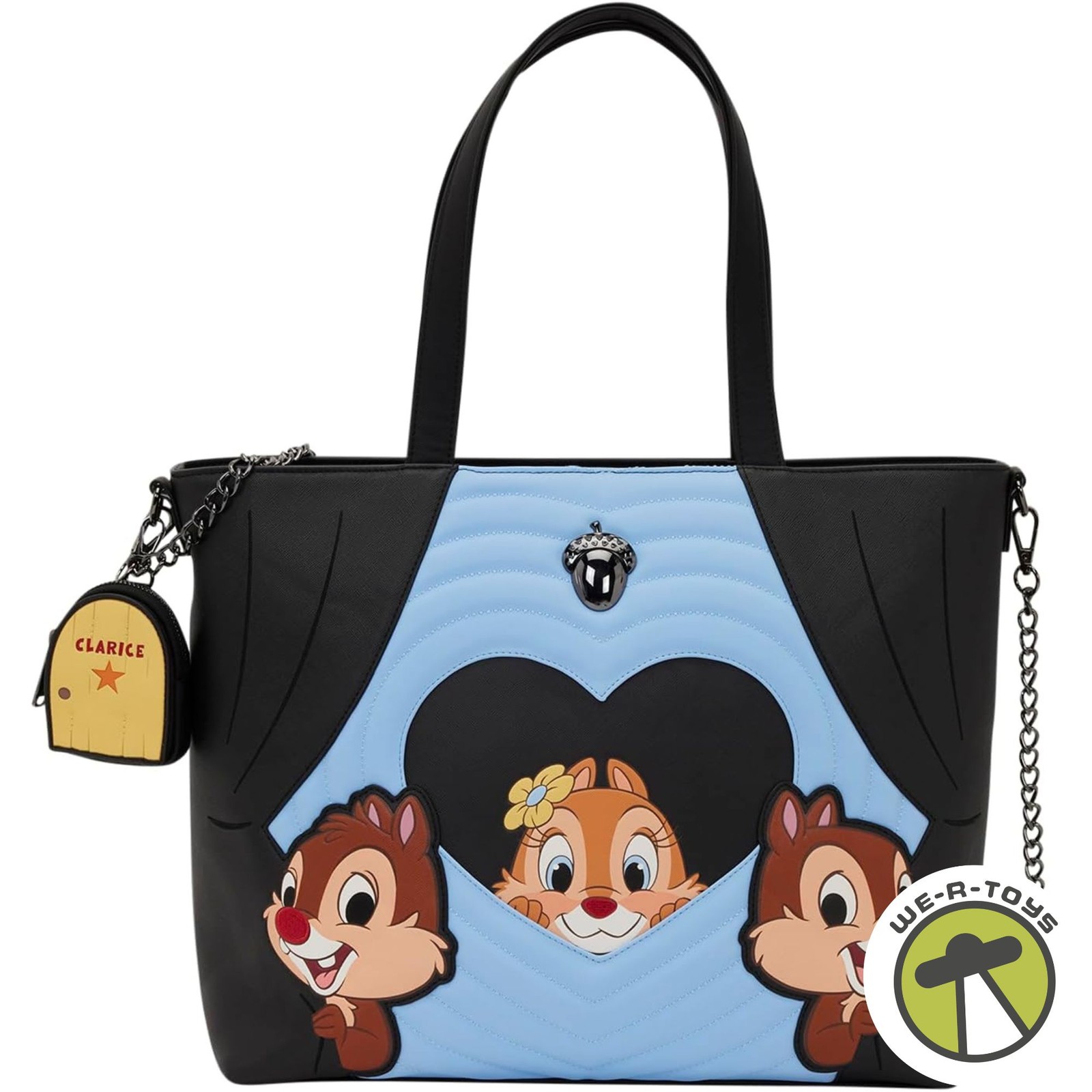 Chip \'n\' Dale Two Chips and a Miss Tote Bag with Coin Bag Loungefly