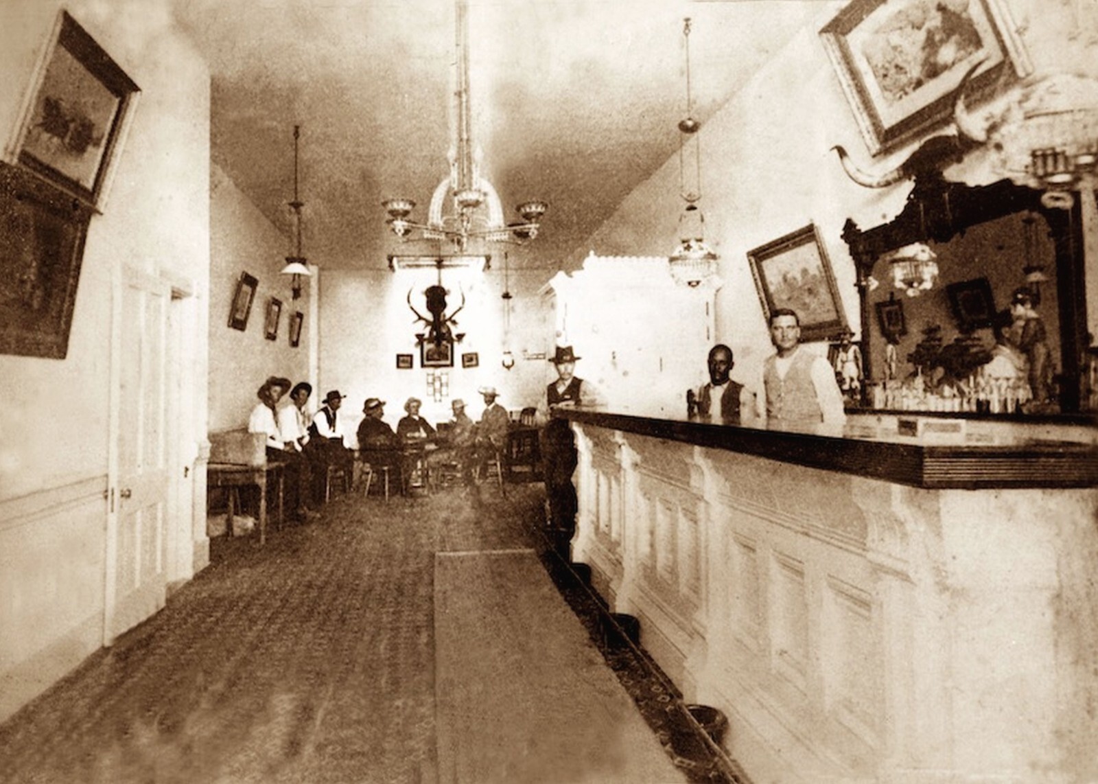 Long Branch Saloon PHOTO Dodge City Kansas Hangout of Wyatt Earp, Doc Holliday