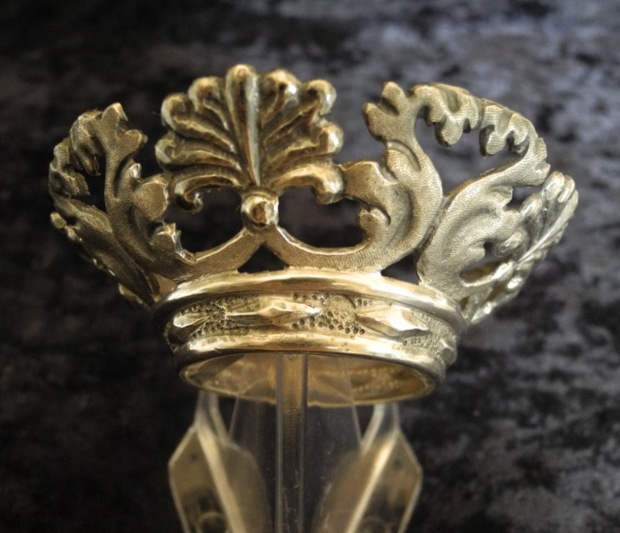 Antique Sterling Silver Virgin Mary Crown Votive Santos Statue Tiara Birmingham