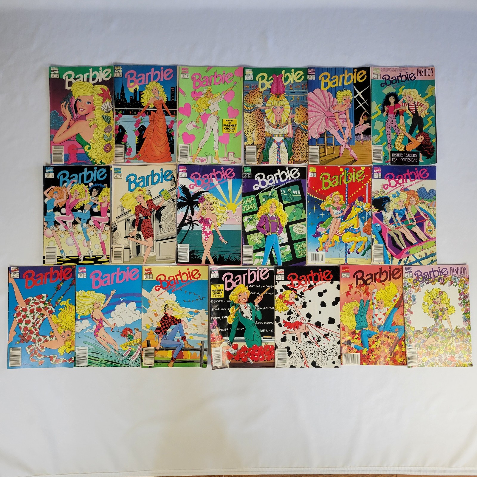 Vtg 90s Lot of 19 Marvel Comics Barbie Comic Books Mixed 1991 1992 1993 Colorful Vtg 90s Lot of 19 Marvel Comics Barbie Comic Books Mixed 1991 1992 1993 Colorful