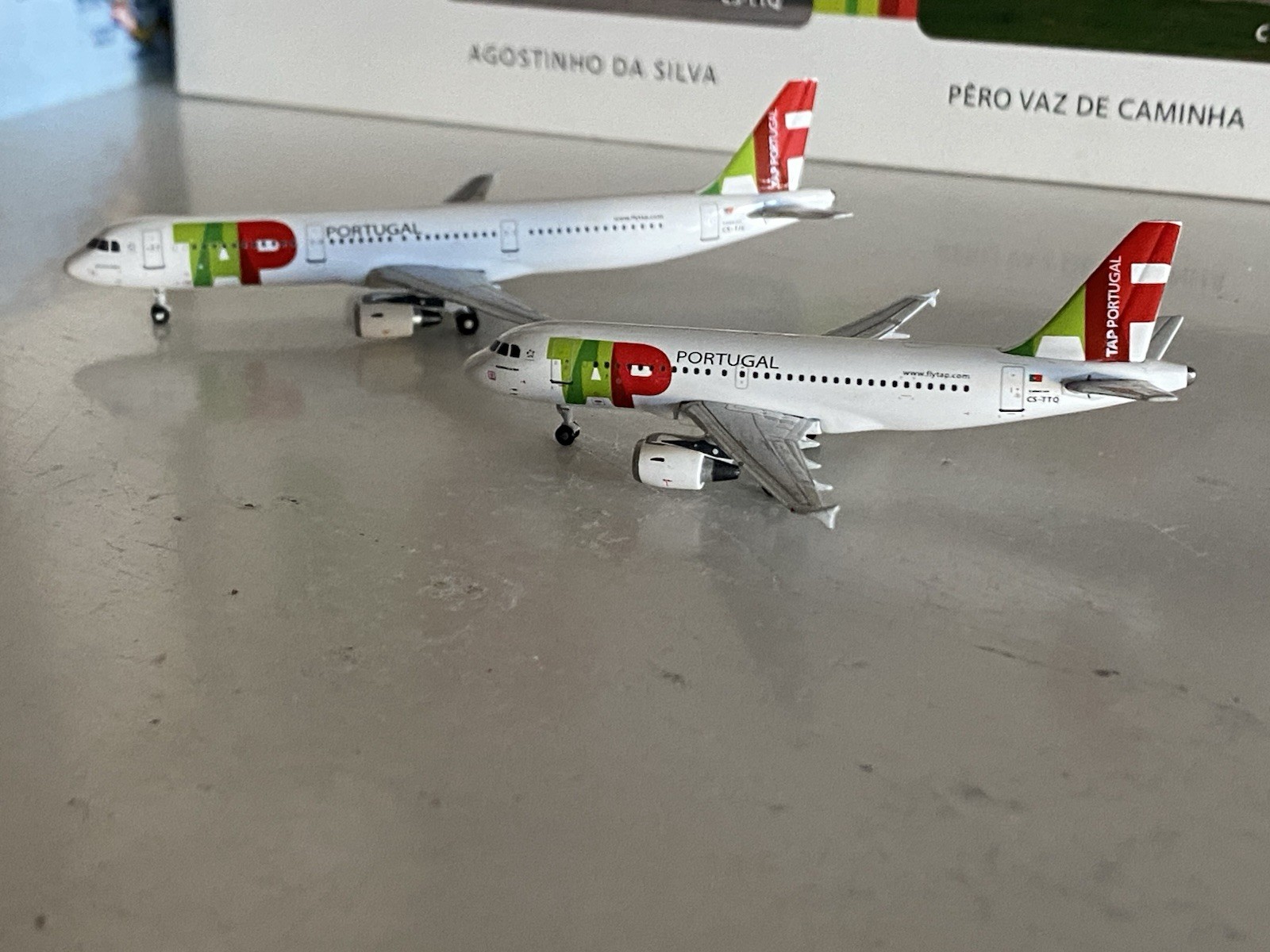 Phoenix Models TAP Air Portugal Airbus A321-200 & A319 1:400 CS-TJE & CS-TTQ