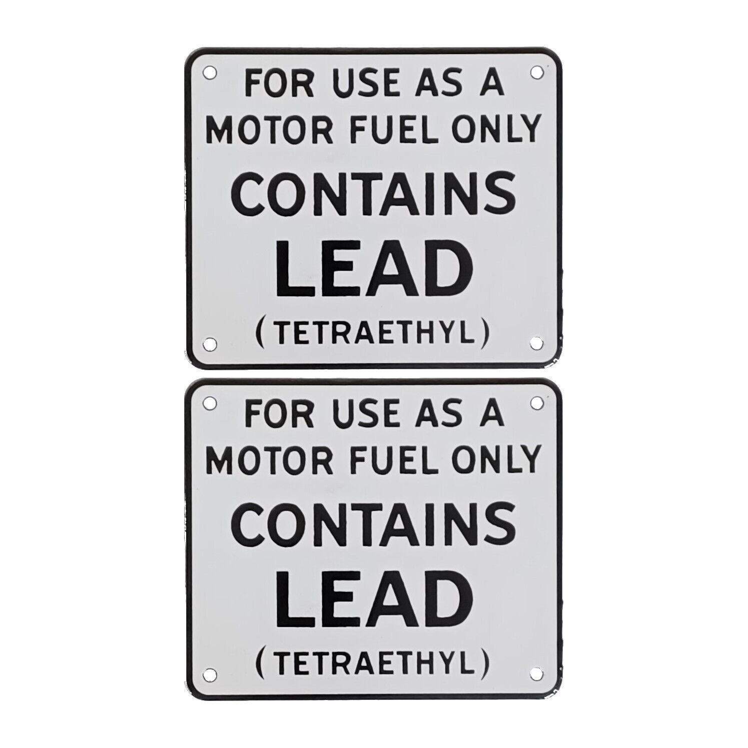 Pair of \'Contains Lead\' 7\