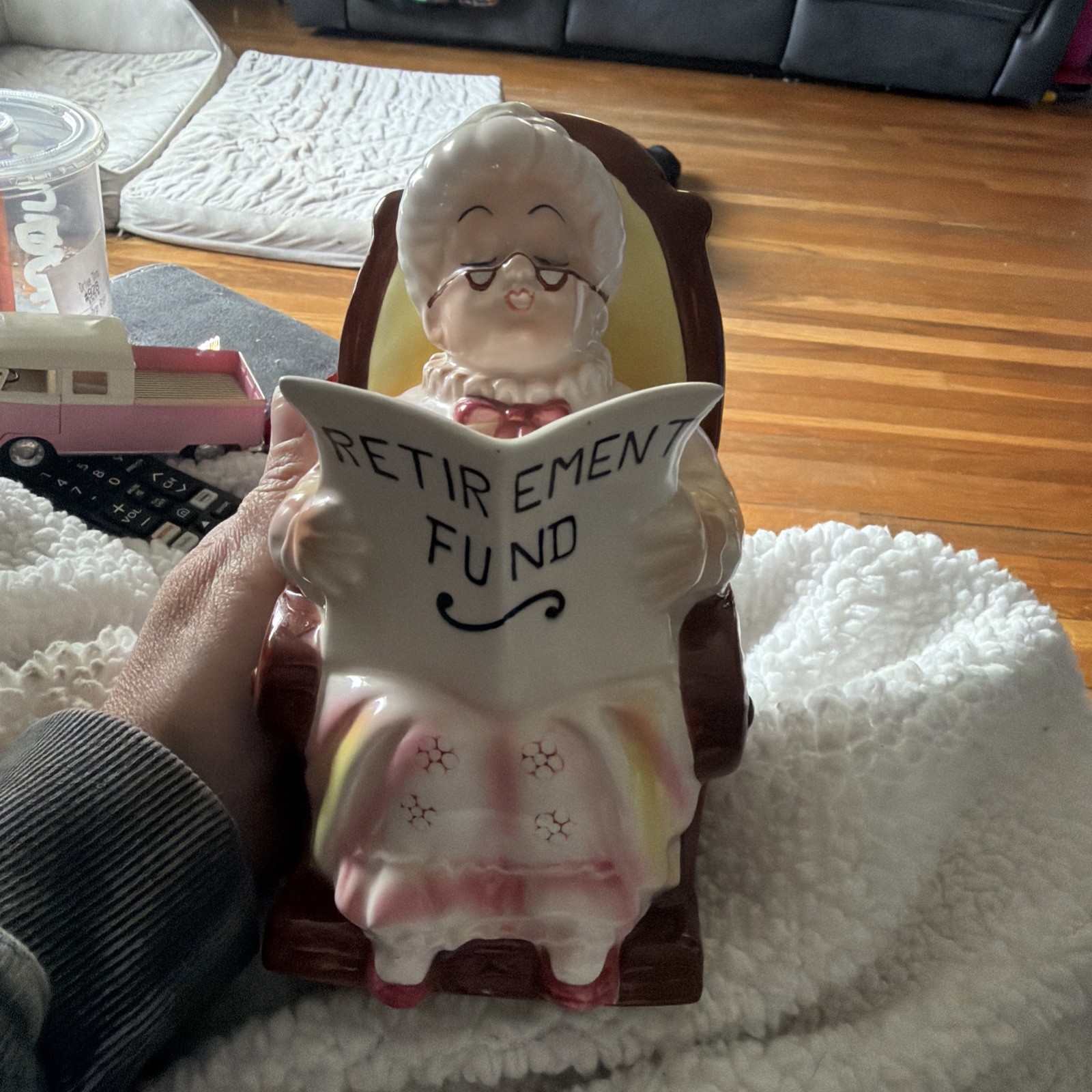 Vintage Lefton Grandma Retirement Fund Porcelain Bank Vintage Lefton Grandma Retirement Fund Porcelain Bank