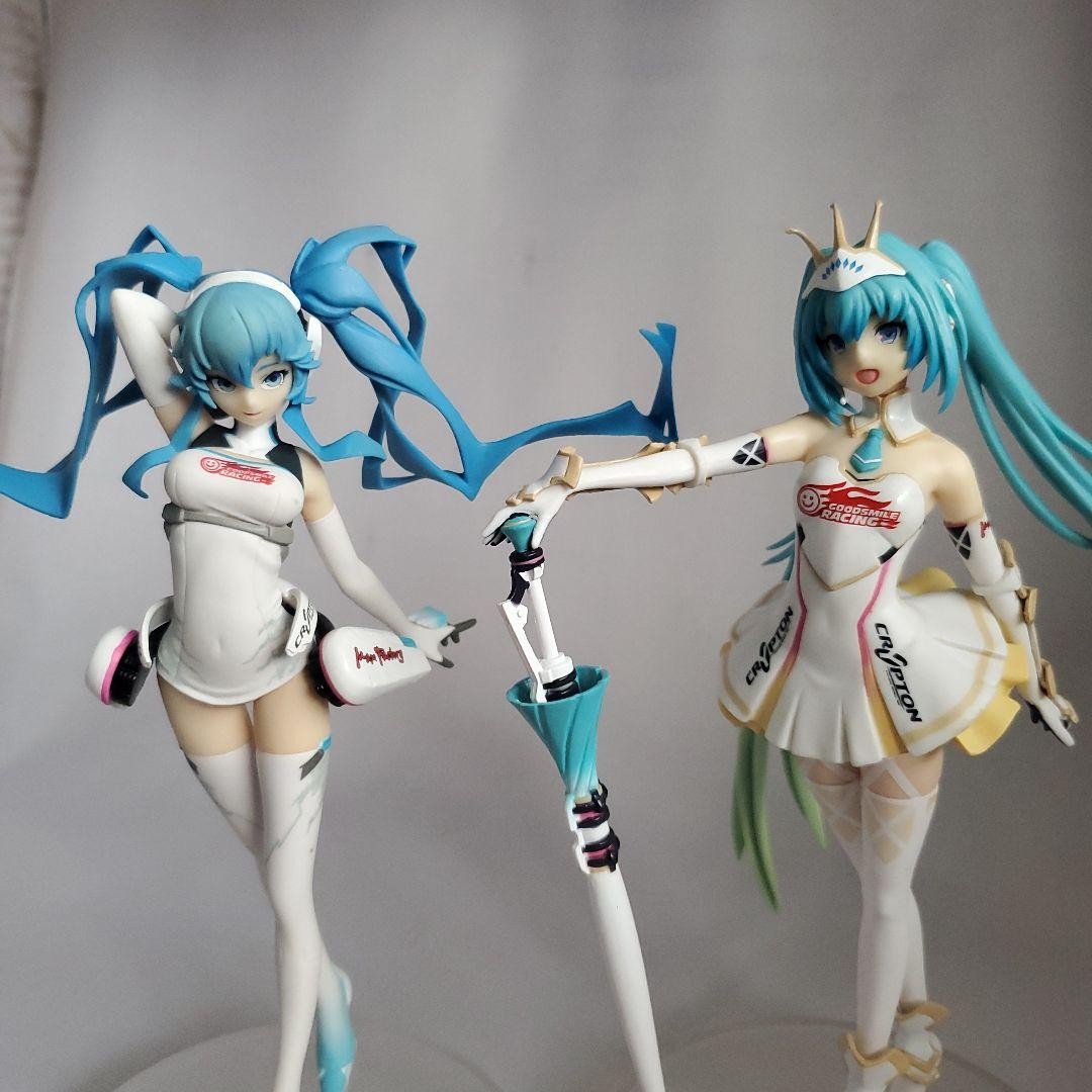 Hatsune Miku Racing Miku Figure Set 2014 2015 Collectible Anime Japan