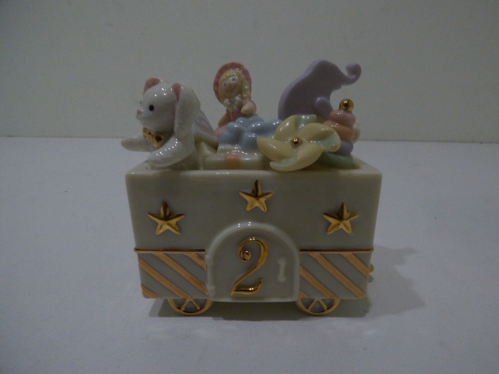 Lenox The Happy Birthday Express Train Car 2 Tumbling Two