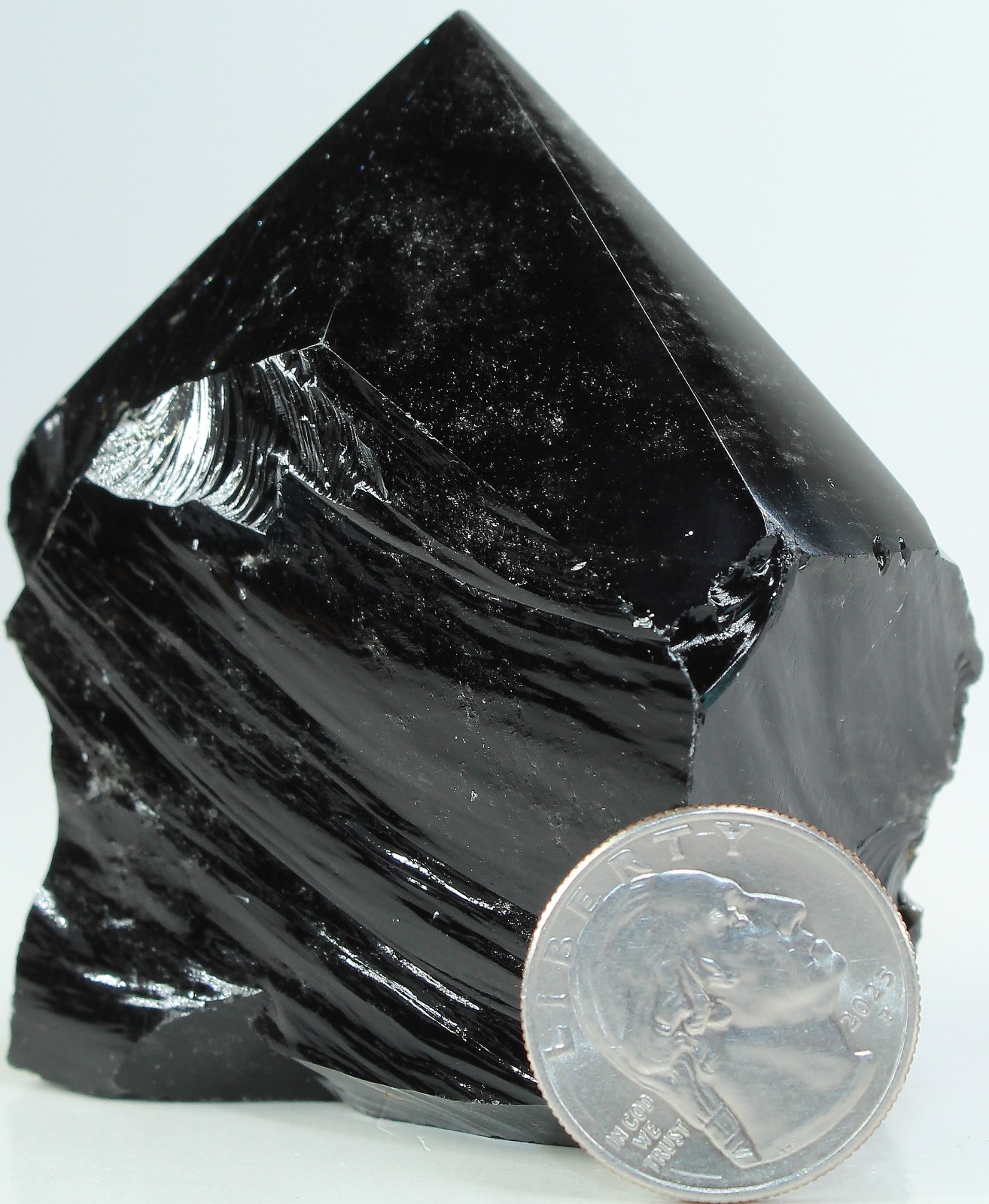 Mexican Obsidian Top-Polished Point / 2.83\