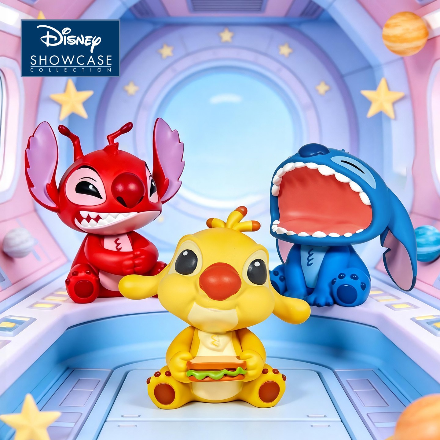 Enesco Disney Lilo & Stitch Reuben Angel 3-Pack Resin Figurine Set Collectible