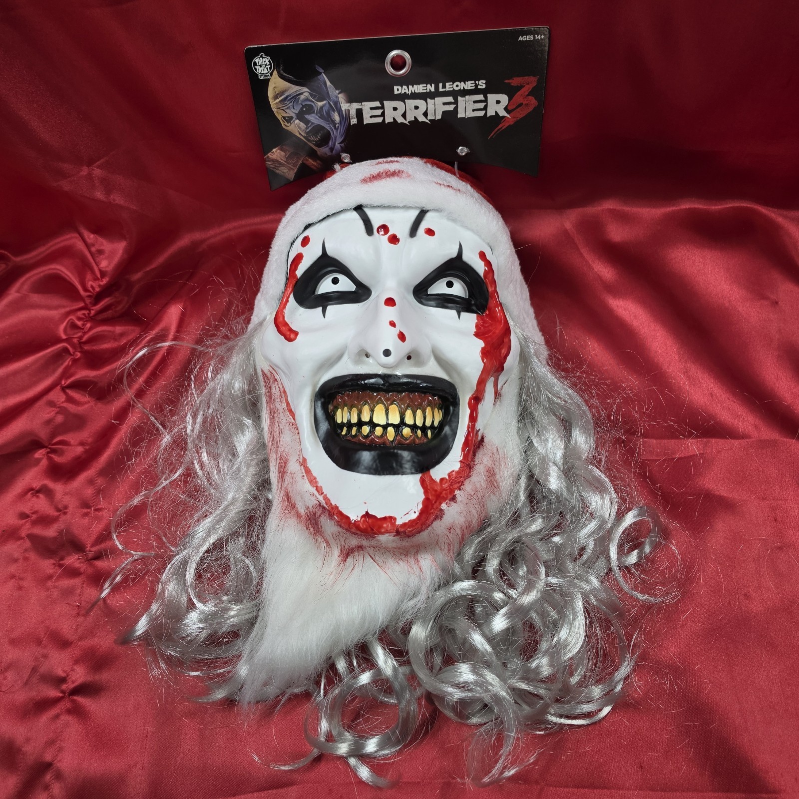 Terrifier 3 - Santa Art the Clown Deluxe Injection Mask -Trick or Treat Studios