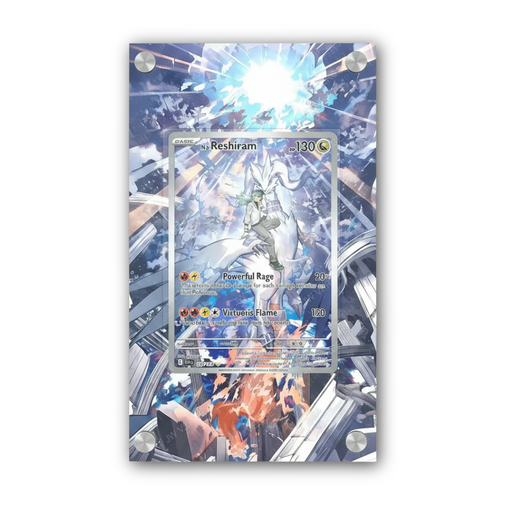 N\'s Reshiram 167/159 - Exclusive Pokémon Extended Artwork Display Case