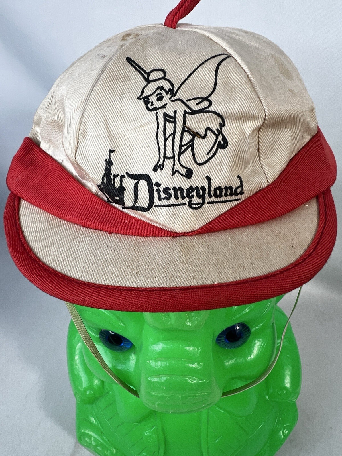 Vtg 50s 60s Disneyland Hat Cap Tinker Bell Baby Toddler Rare Disneyana Collector