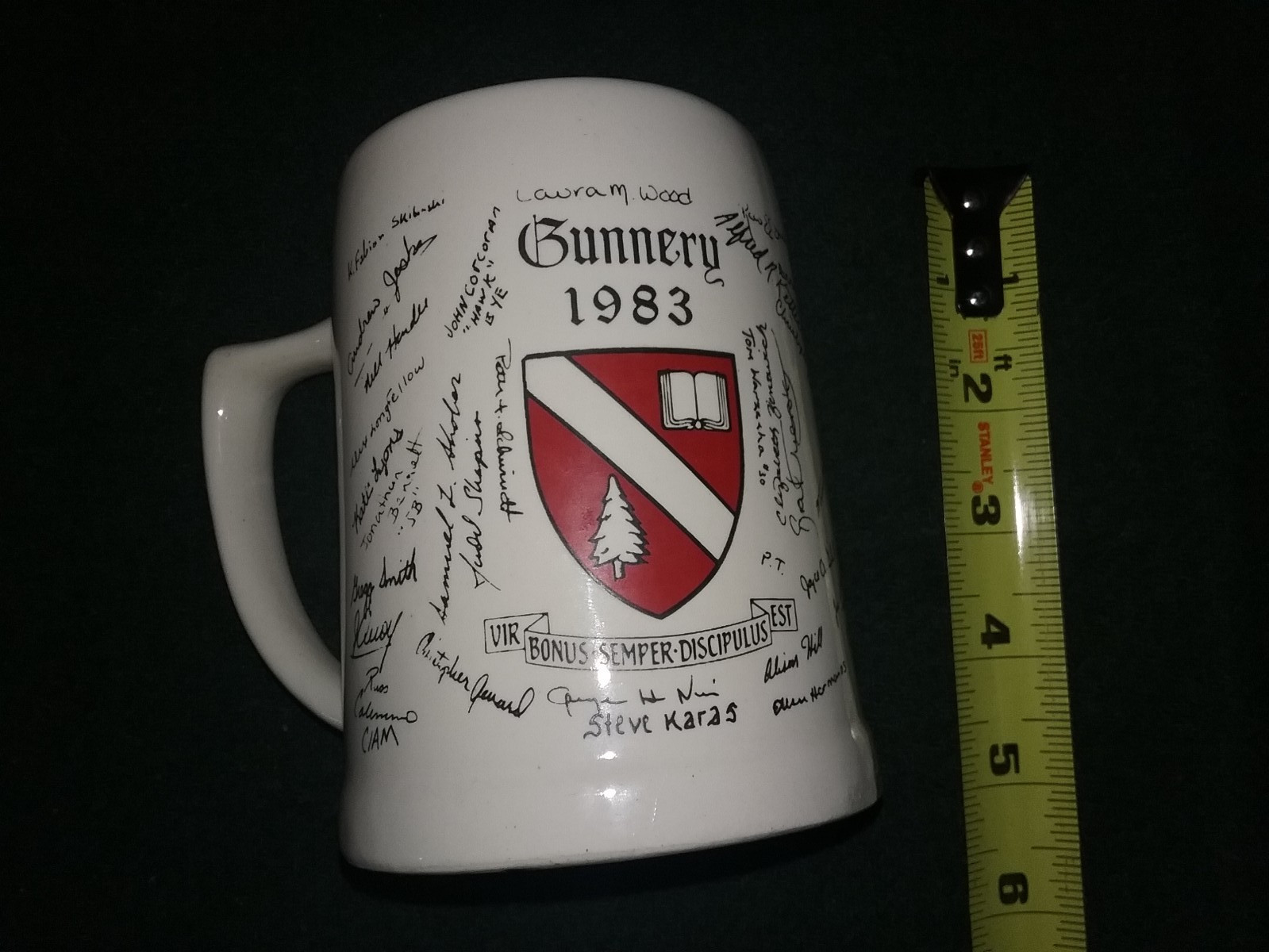 Vintage The Gunnery now Frederick Gunn School Class of 1983 Stein VGC RARE 5