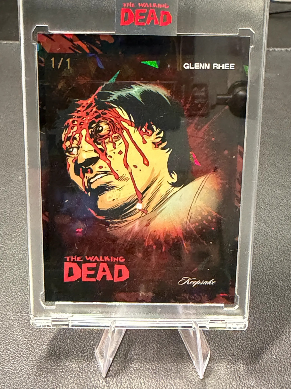 2026 Walking Dead Glenn Rhee #66 1/1 Factory Hard-Cased 2026 Walking Dead Glenn Rhee #66 1/1 Factory Hard-Cased