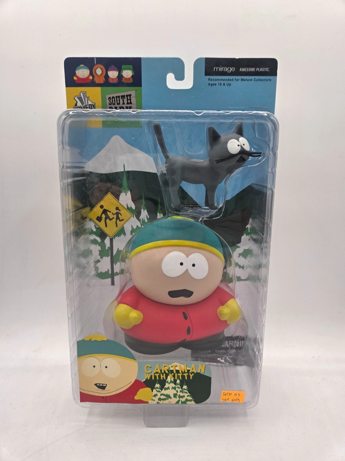VTG Comedy Central South Park Cartman With Kitty Figure Series 1 NEW IN PACKAGE VTG Comedy Central South Park Cartman With Kitty Figure Series 1 NEW IN PACKAGE