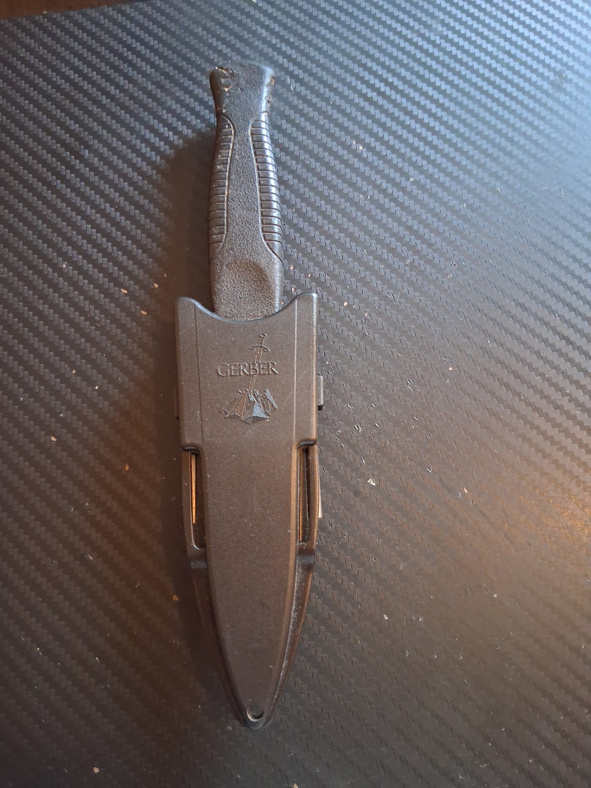 Vintage Gerber Guardian BackUp Boot Knife With Sheath