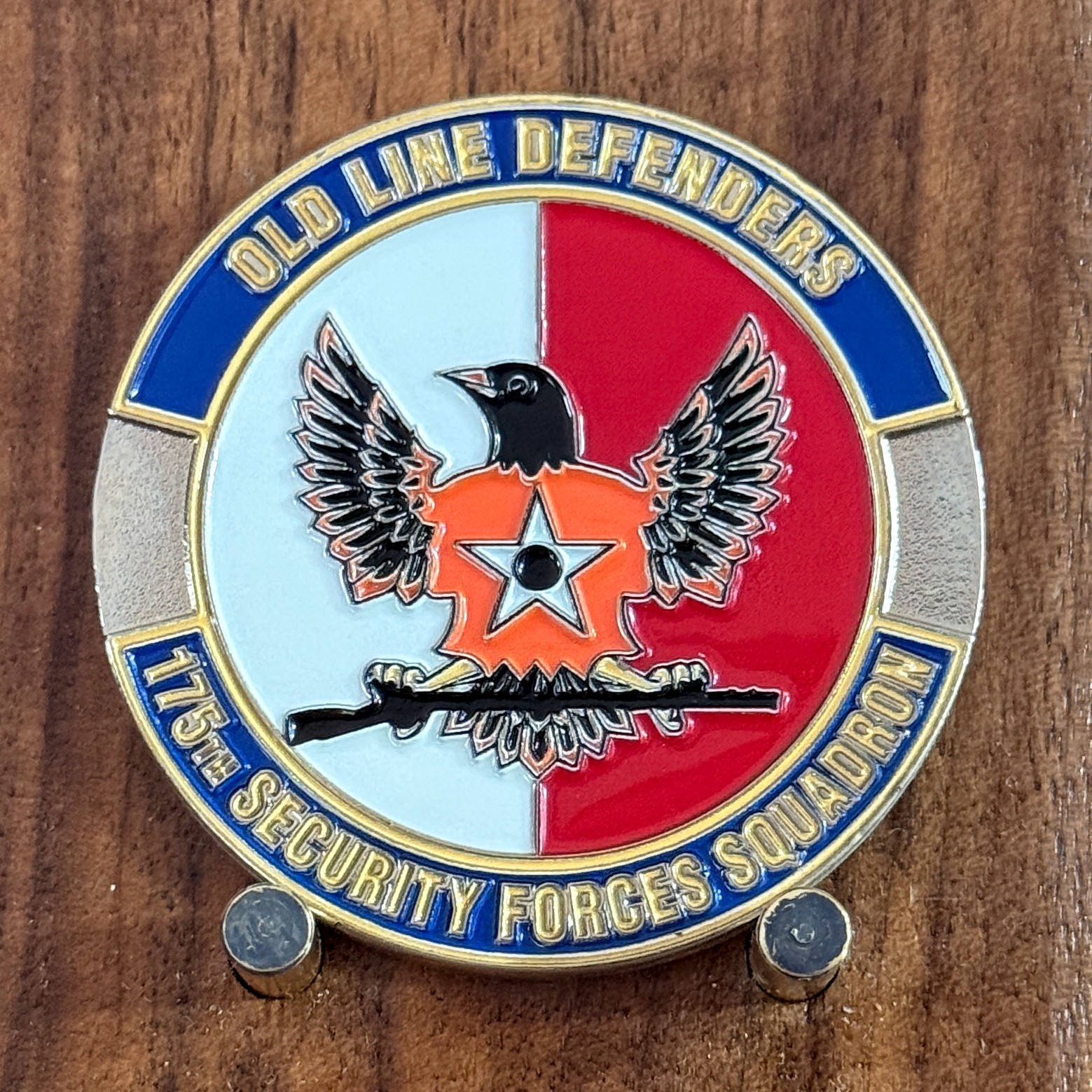 175th Security Forces Squadron Old Line Defenders Challenge Coin  W#29