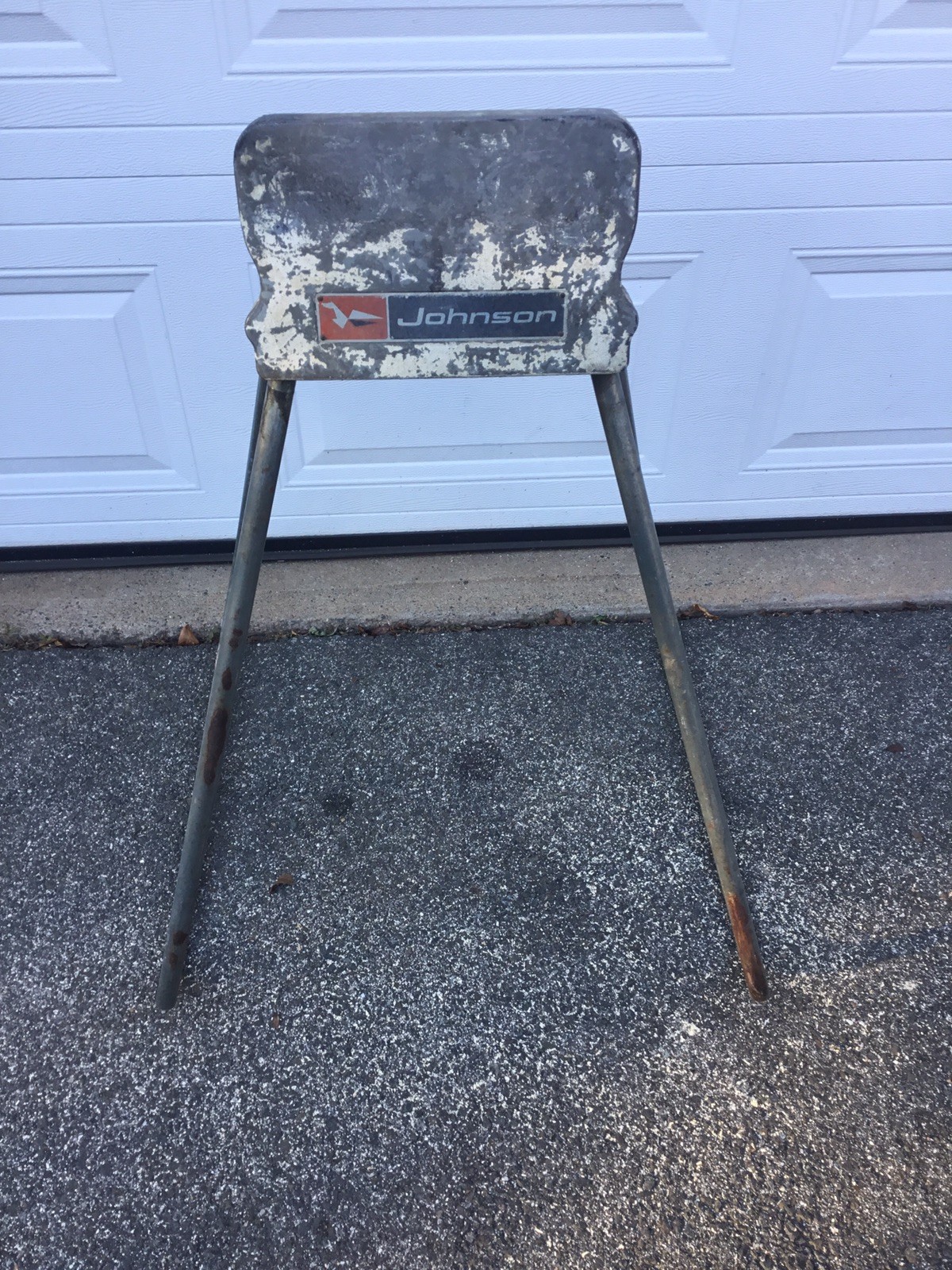 Vintage Johnson Outboard Boat Motor Stand Marine Vintage