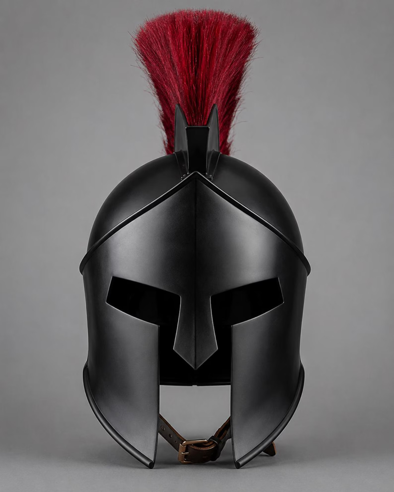 Black Spartan Helmet 300 Movie King Leonidas Replica Steel Armor Halloween Gift
