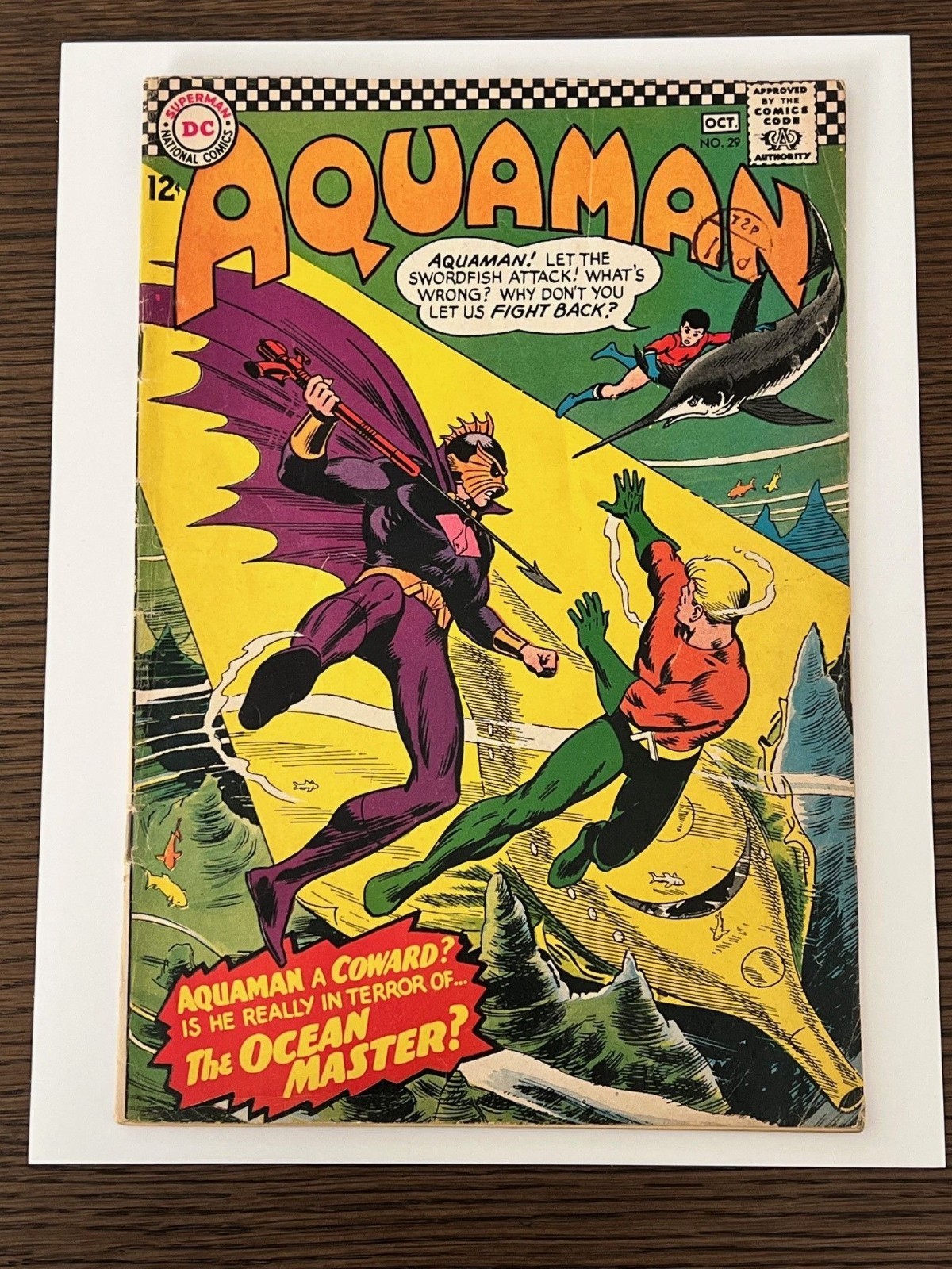 Aquaman #29 (1966). VG. 1st app Ocean Master KEY issue