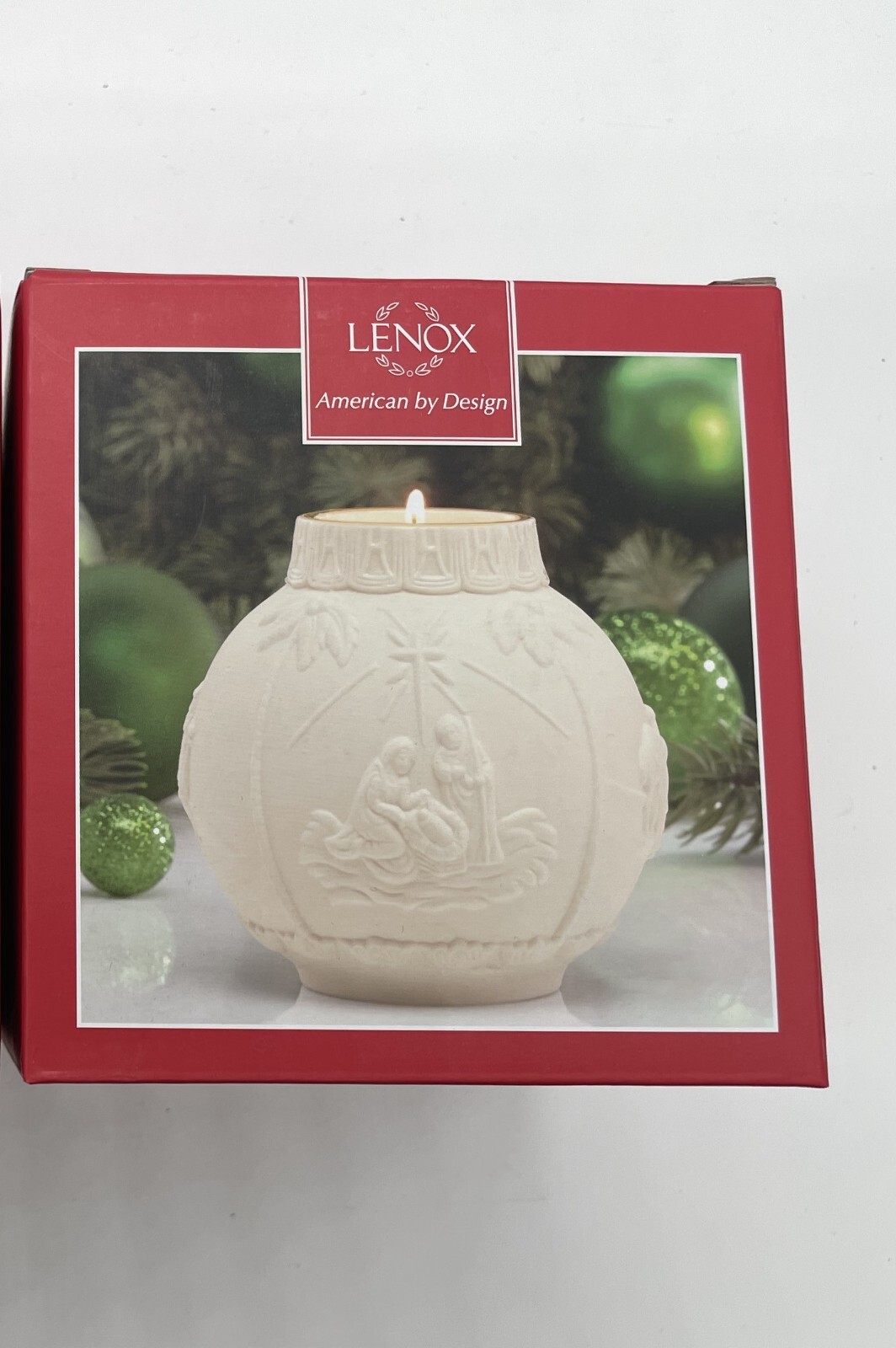 LENOX ORNAMENTAL GLOW 41 INCH CANDLE HOLDER WITH TEA LIGHT BRAND NEW 