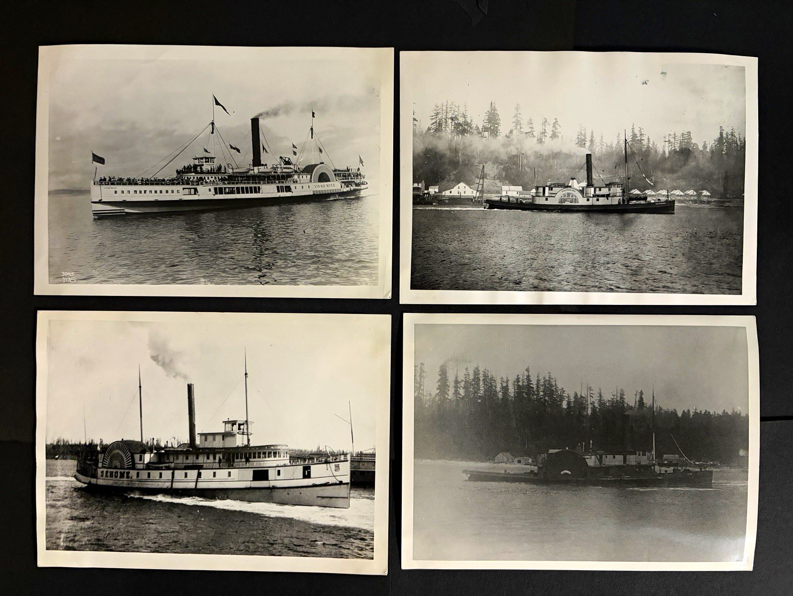 Vintage Pacific Northwest Steamboat Photos Williamson Marine Seattle  Lot 4 7x5