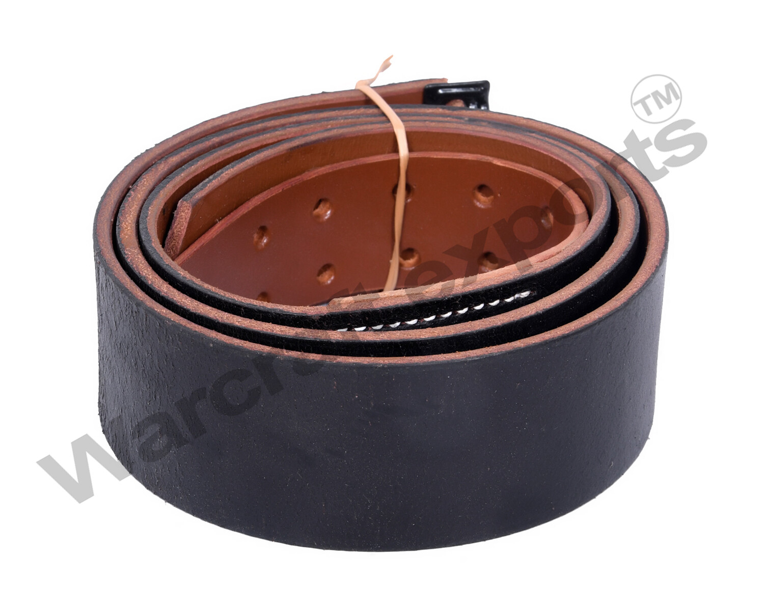 WWII German Army Black Heer Leather Belt - 100cm WWII German Army Black Heer Leather Belt - 100cm