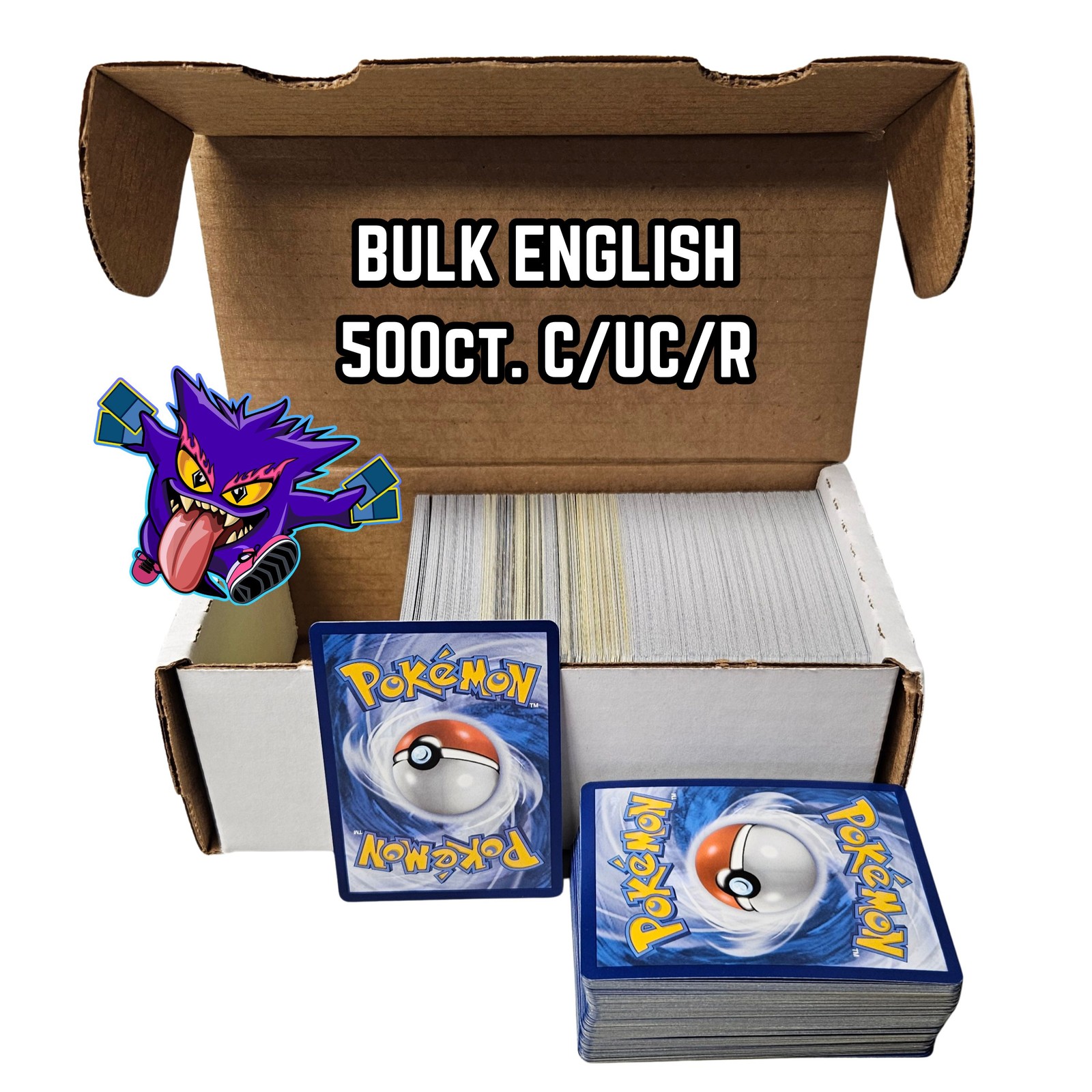 Pokemon 500ct. English Bulk C/UC/Rares Pokemon 500ct. English Bulk C/UC/Rares
