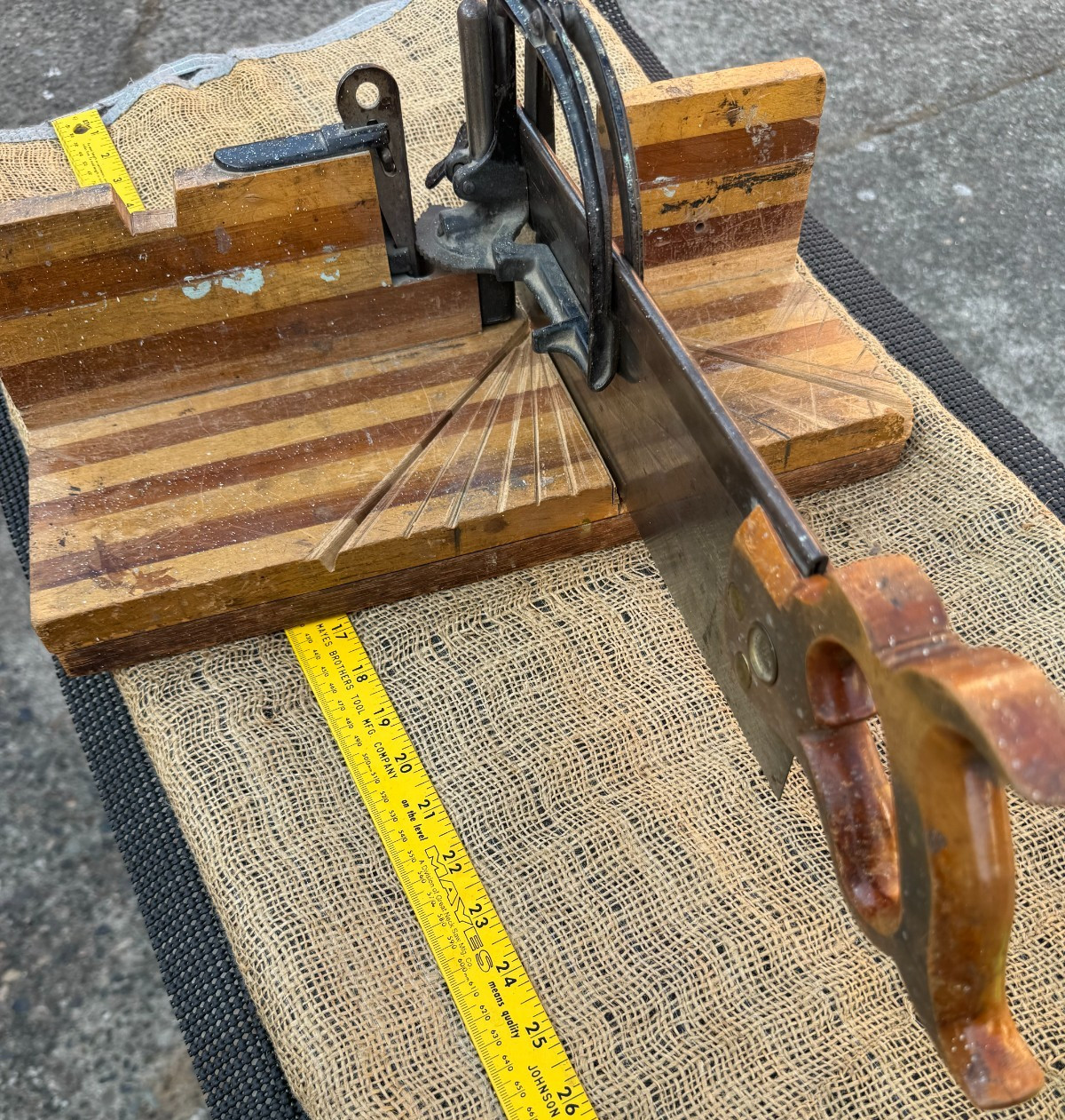Vintage Perfection #456 Miter Box, Union Hardware Co. Tarrington, CT ~ 16x6x9 Vintage Perfection #456 Miter Box, Union Hardware Co. Tarrington, CT ~ 16x6x9