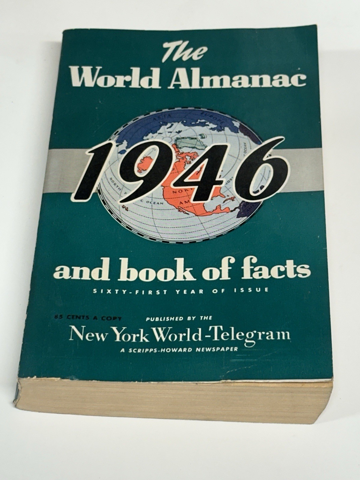 Vintage 1946 World Almanac And Book Of Facts 816 Pgs Vintage 1946 World Almanac And Book Of Facts 816 Pgs