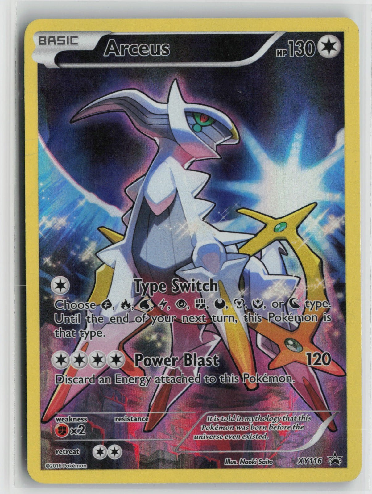 Arceus Promo Holo PR XY116 DMG