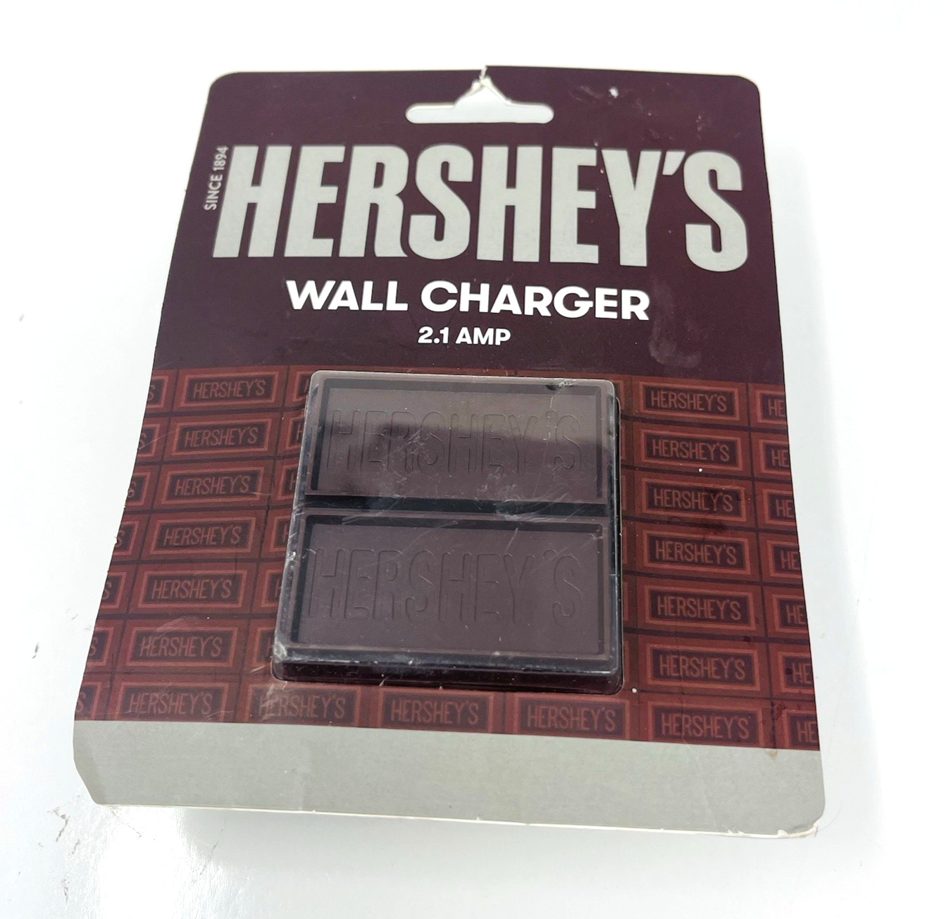 Hershey\'s Chocolate Bar USB Wall Charger 2.1A Orbit Sealed New Fun Gift Candy