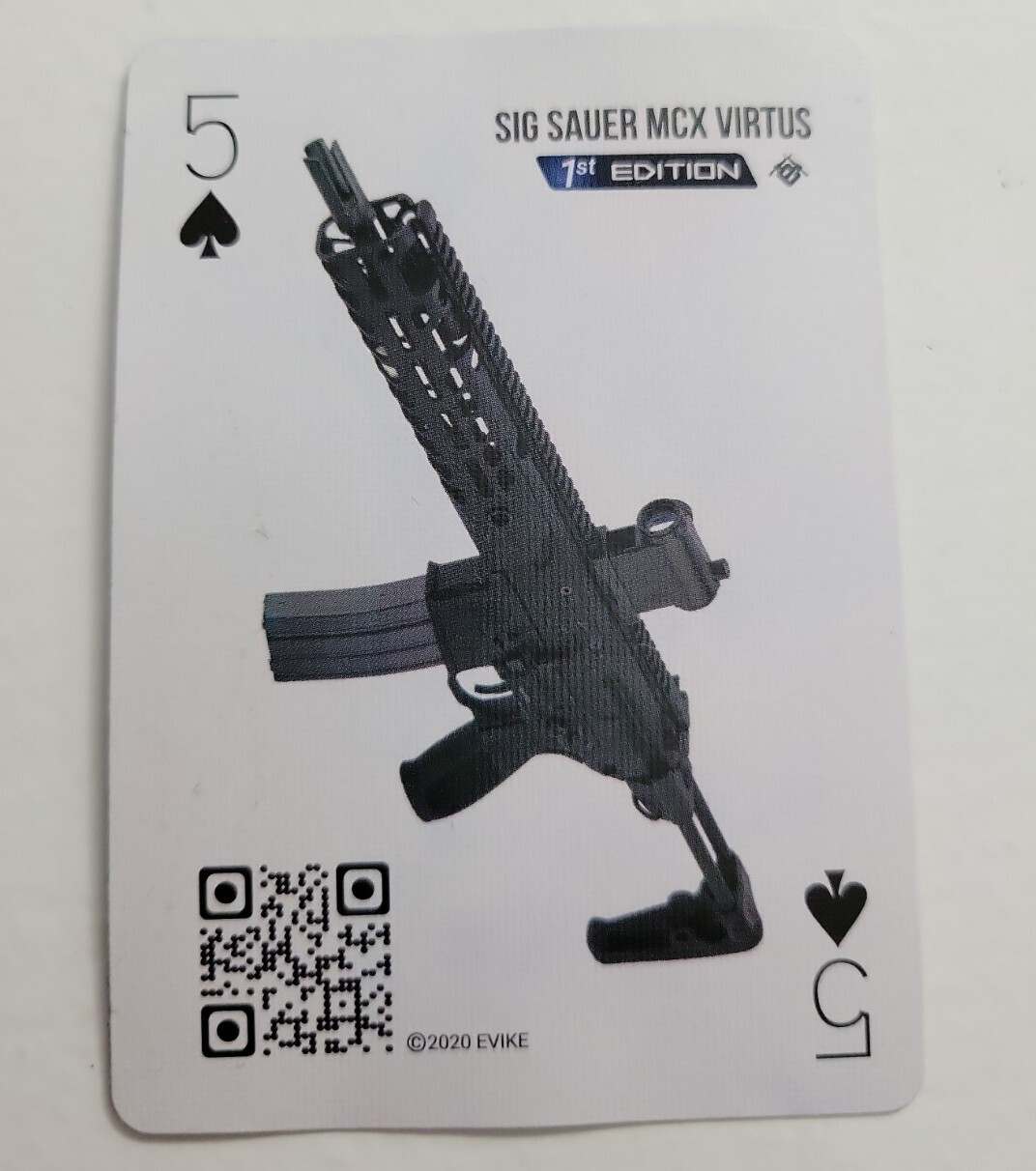 Evike.com Weapons Cache Playing Card 5 of Spades Evike.com Weapons Cache Playing Card 5 of Spades