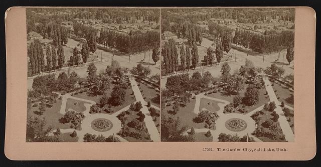 Photo:Salt Lake City Utah 1907 Garden City Park Stereoview Kilburn