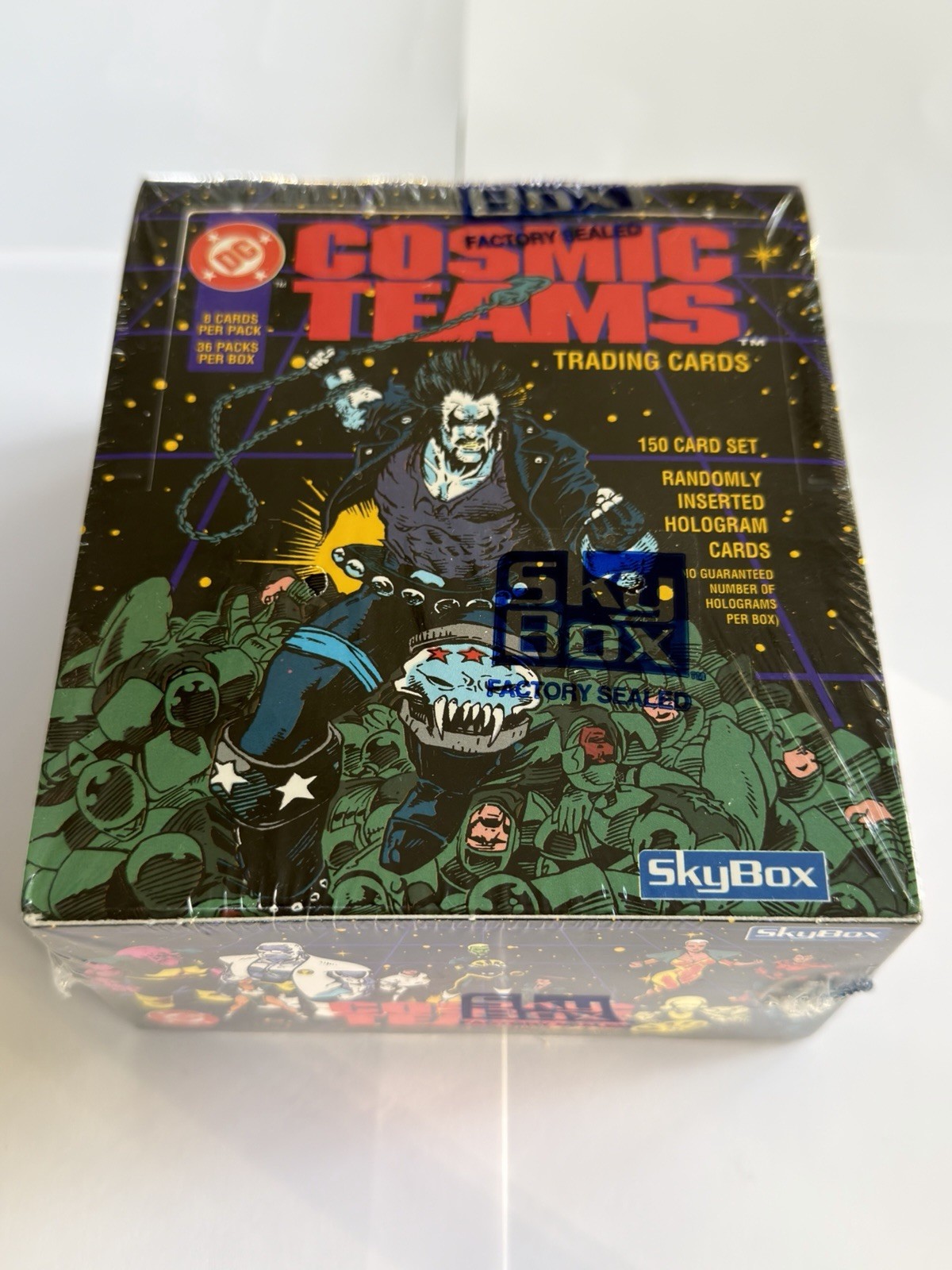 1993 SkyBox DC Comics Cosmic Teams Trading Cards Factory Sealed Box Holo Cards 1993 SkyBox DC Comics Cosmic Teams Trading Cards Factory Sealed Box Holo Cards